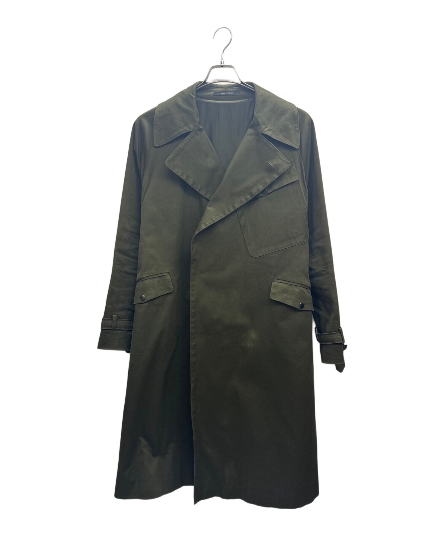 中古・古着通販】TAGLIATORE (タリアトーレ) チェスターコート カーキ