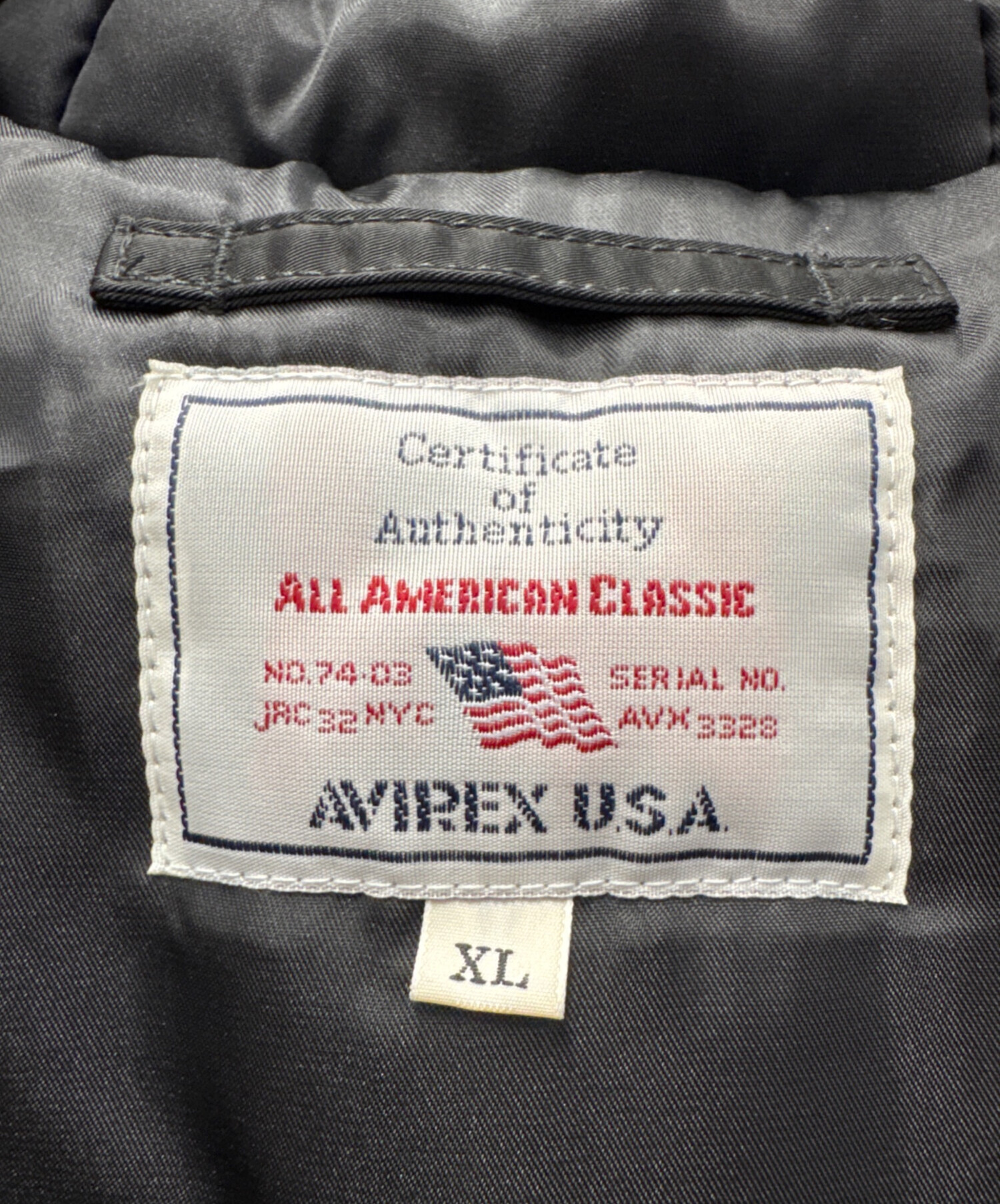 中古・古着通販】AVIREX (アヴィレックス) フーデッドフライト 