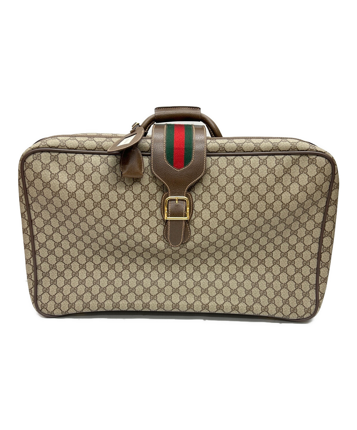 GUCCI GG柄　ヴィンテージスーツケース 中古・古着通販】GUCCI (グッチ) スーツケース OLD GUCCI ブラウン