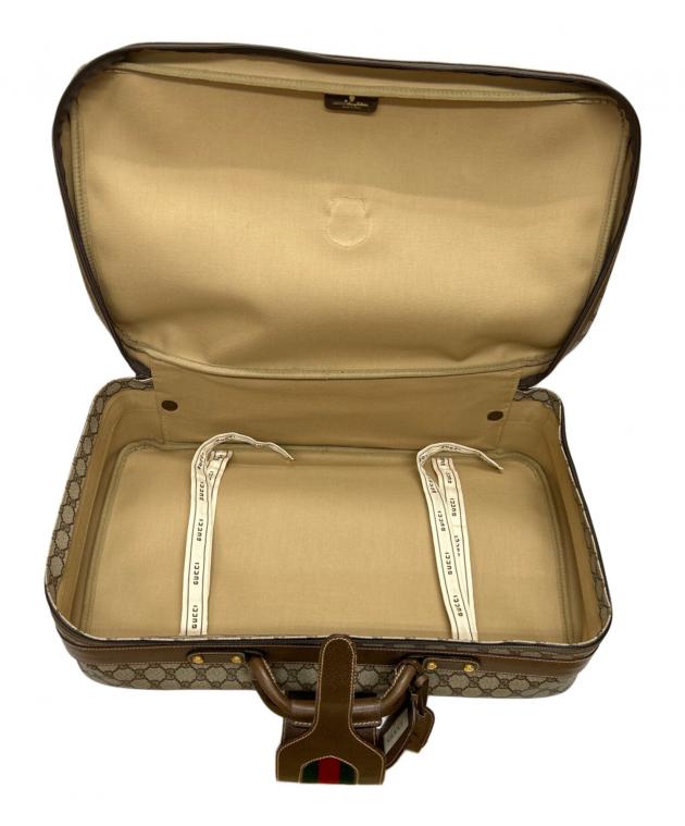 GUCCI GG柄　ヴィンテージスーツケース 中古・古着通販】GUCCI (グッチ) スーツケース OLD GUCCI ブラウン