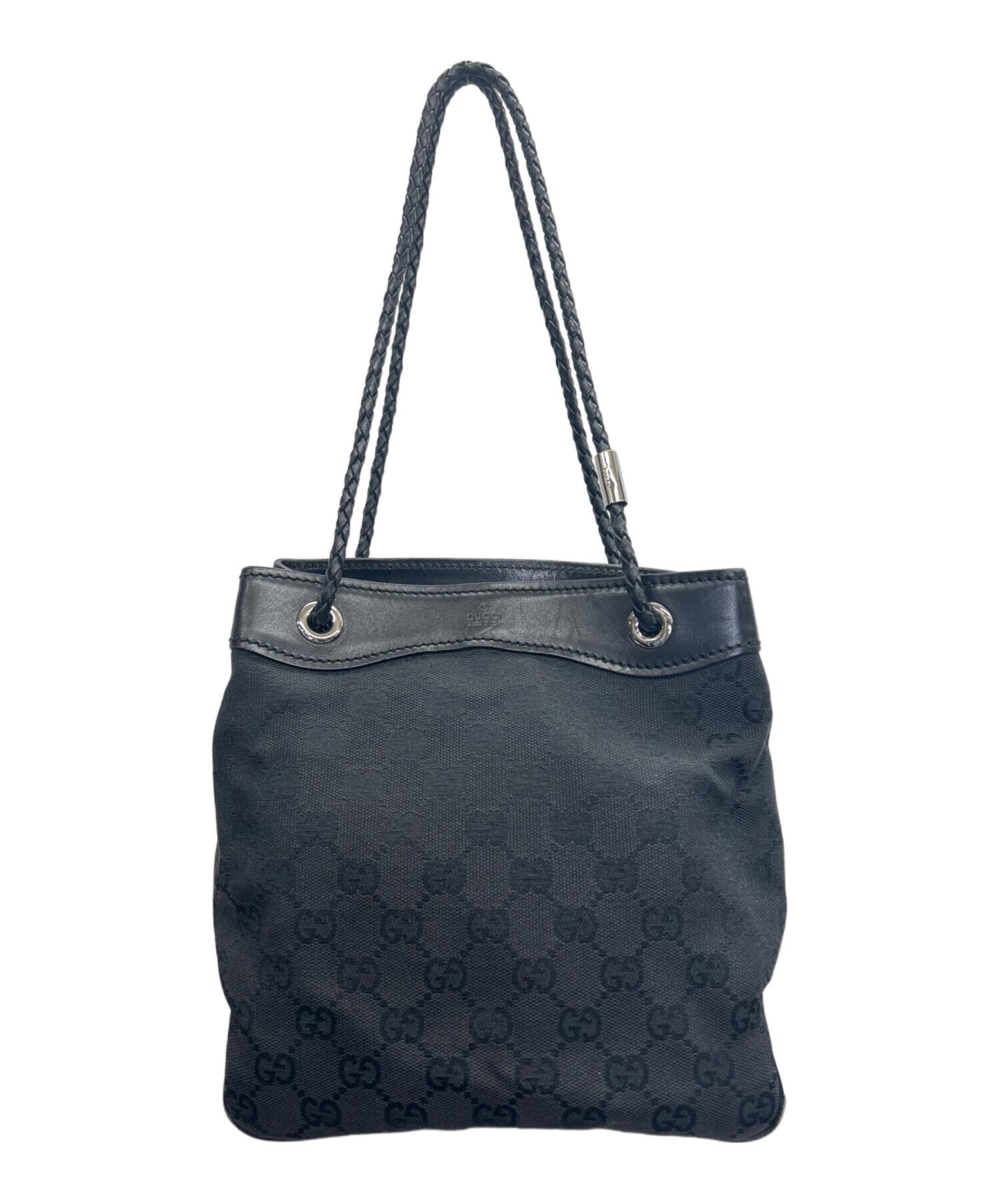 GUCCI　アイアンハンドルバッグ　　中古品 中古・古着通販】GUCCI (グッチ) ハンドバッグ ブレイデッドハンドル
