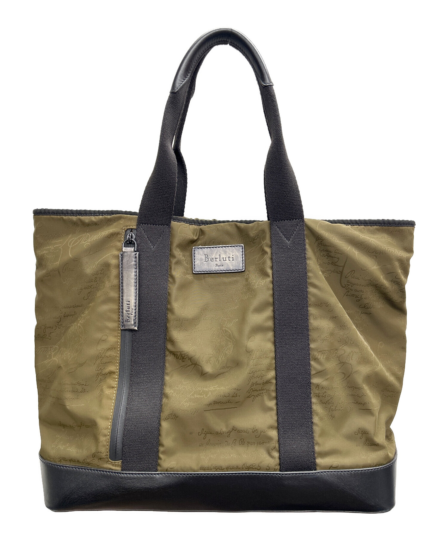 Berluti オリーブグリーンバッグ　 B wayCOLLECTION DUO 中古・古着通販】Berluti (ベルルッティ) トートバッグ B