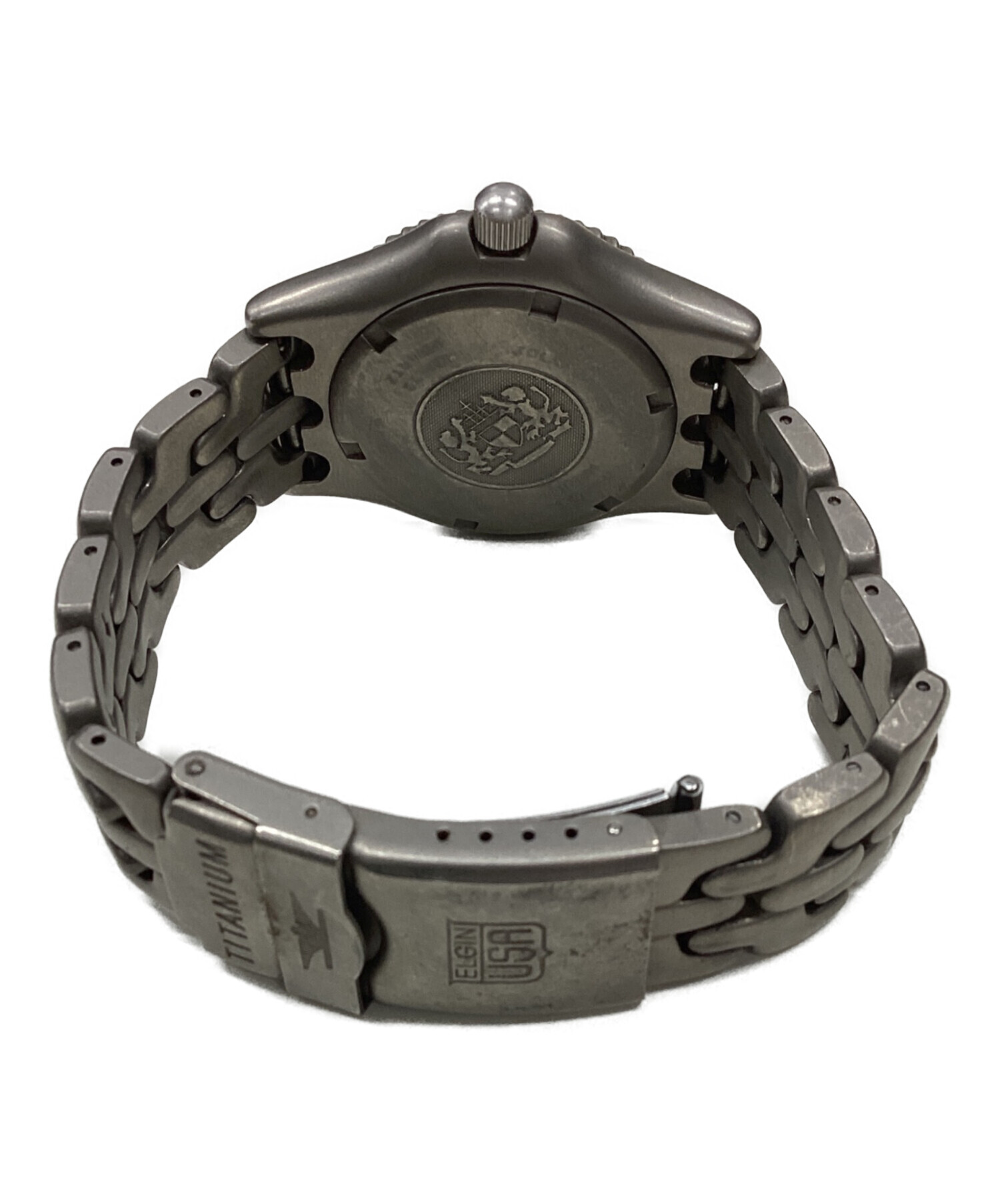 中古・古着通販】ELGIN (エルジン) 腕時計 ブラック｜ブランド・古着 