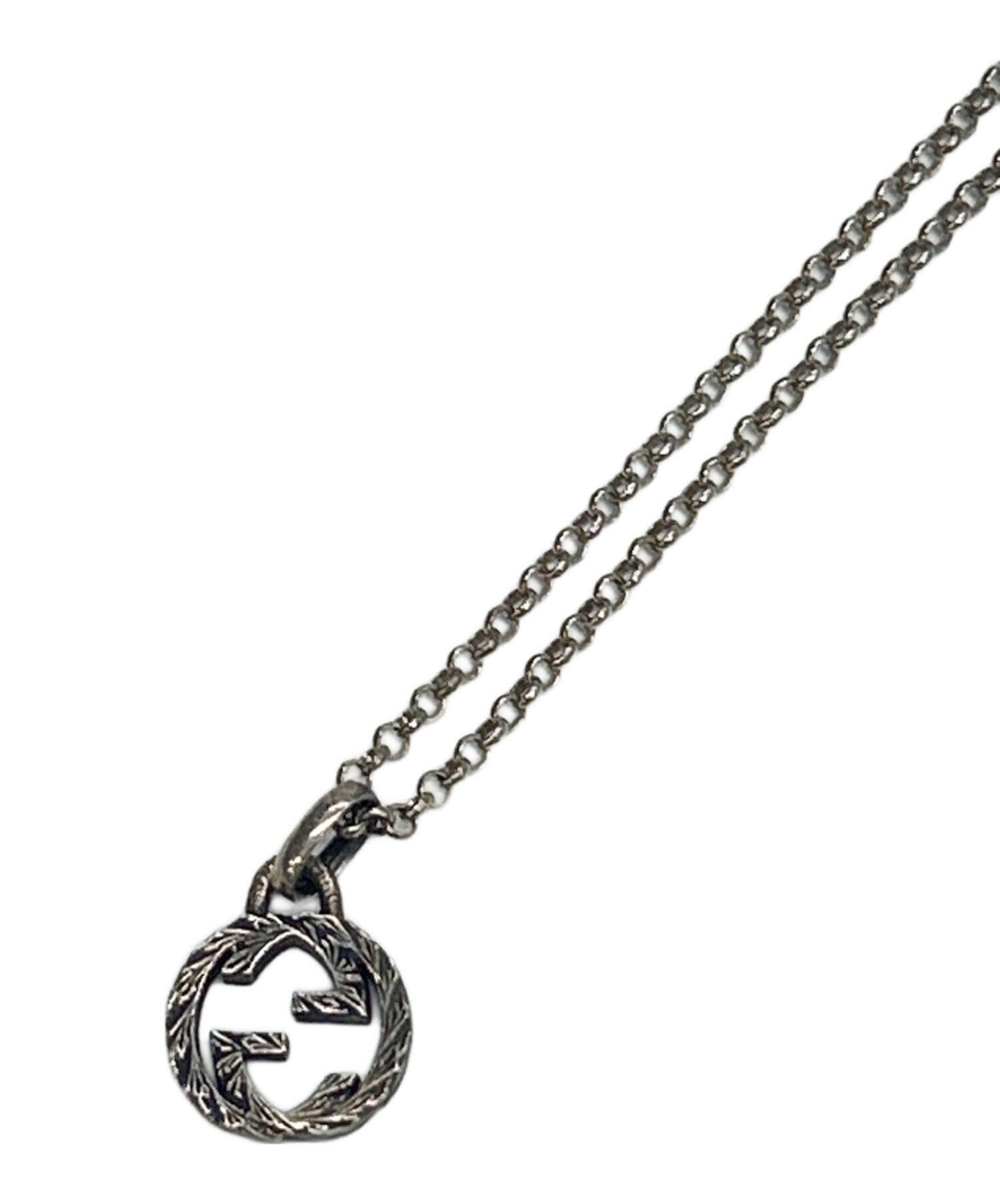 中古・古着通販】GUCCI (グッチ) ネックレス インターロッキングG