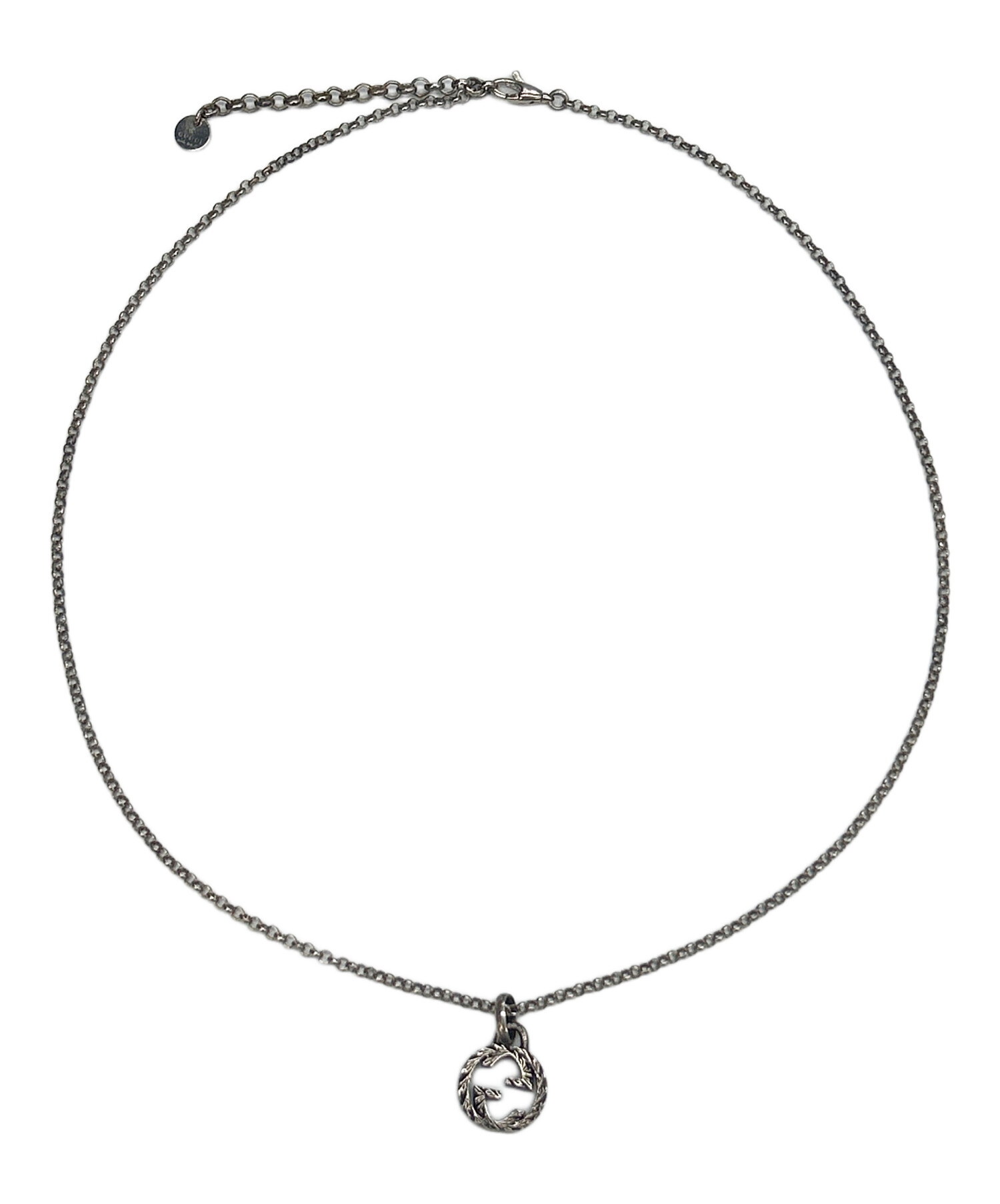 GUCCI インターロッキングG アラベスク ネックレス ペンダント 中古・古着通販】GUCCI (グッチ) ネックレス インターロッキングG