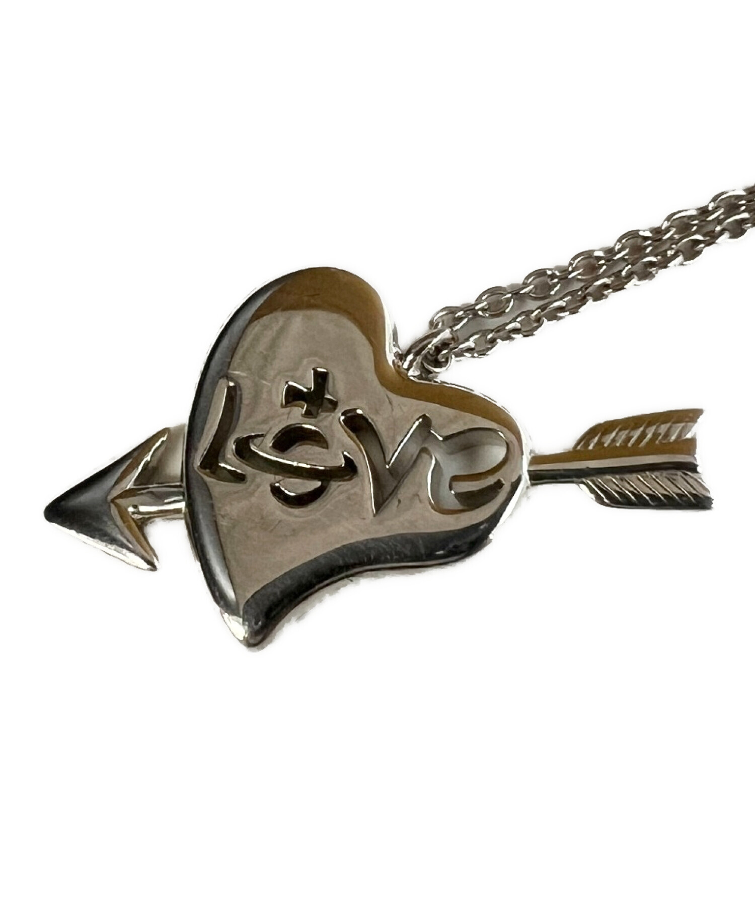 Vivienne Westwood シルバー ネックレス ハート型 中古・古着通販】Vivienne Westwood (ヴィヴィアンウエストウッド