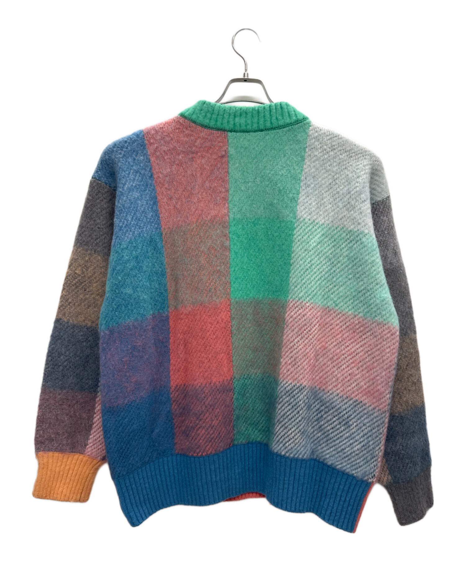 中古・古着通販】sacai (サカイ) Plaid Knit Blouson マルチカラー 
