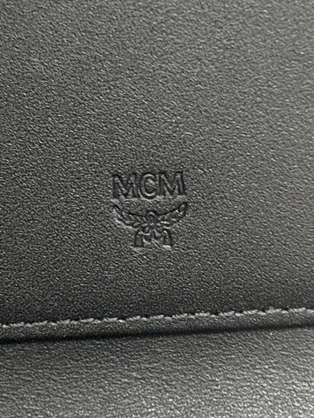 中古・古着通販】MCM (エムシーエム) 2つ折り財布 ブラック｜ブランド