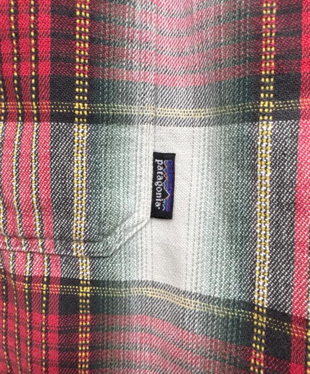 中古・古着通販】Patagonia (パタゴニア) ネルシャツ レッド×グリーン