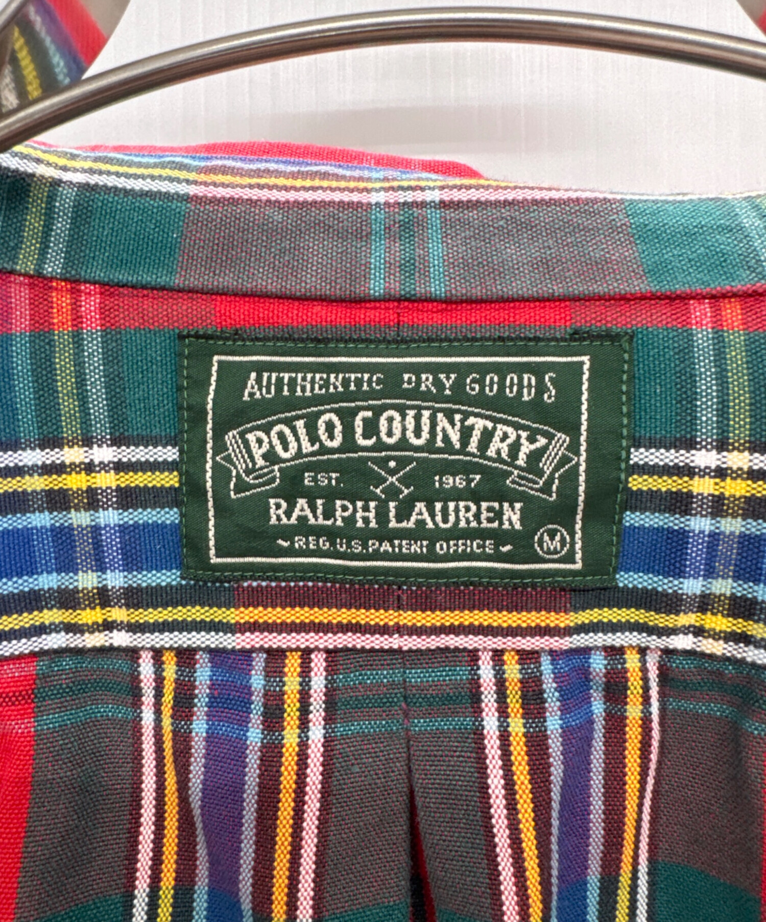 中古・古着通販】POLO COUNTRY (ポロカントリー) ネルシャツ レッド