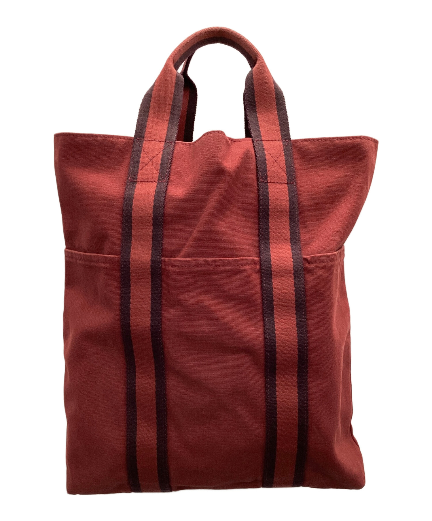中古・古着通販】HERMES (エルメス) フールトゥ カバス レッド