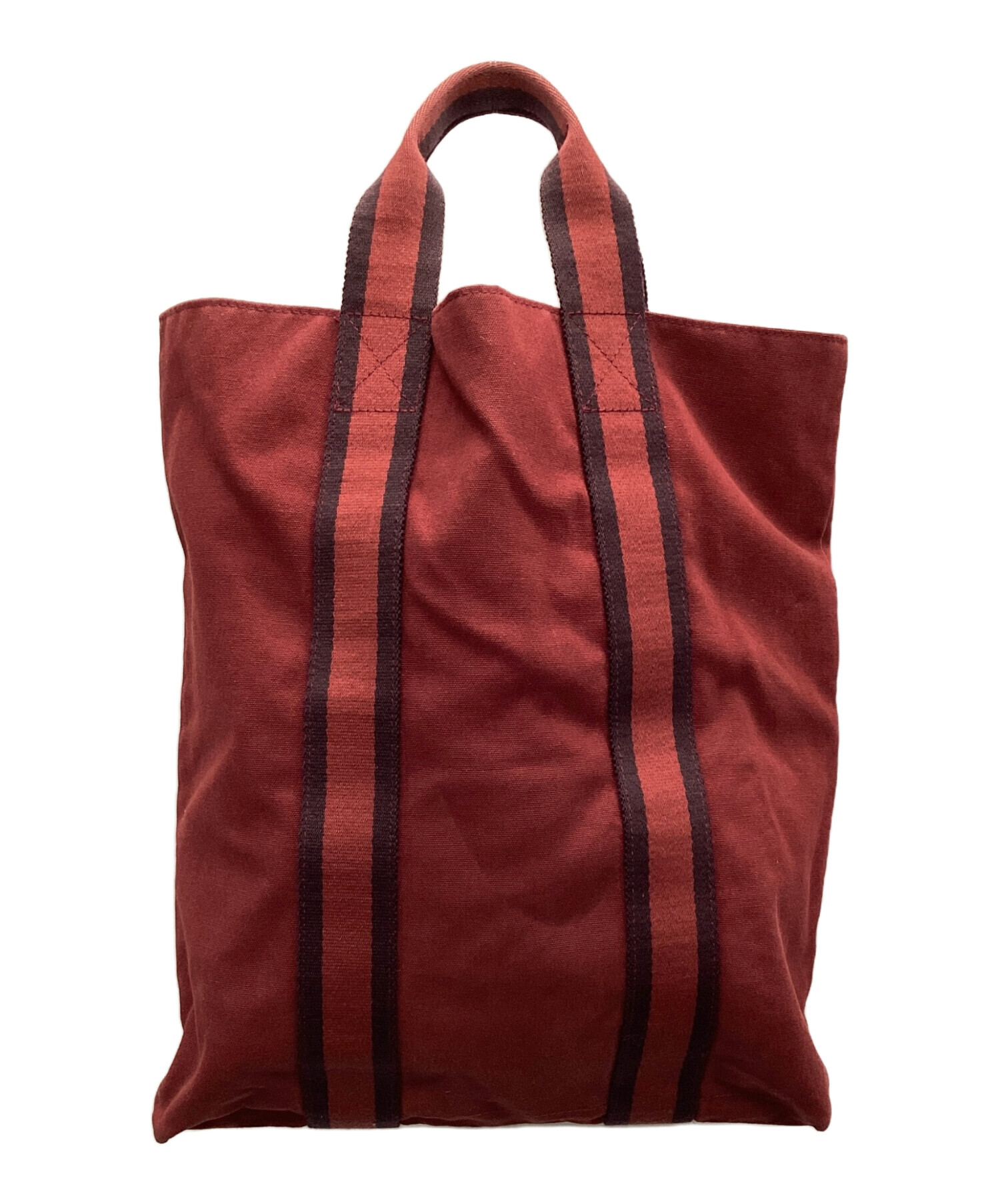 HERMES（エルメス） フールトゥ カバス トートバッグ レッド HERMES