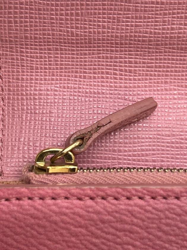 中古・古着通販】FENDI (フェンディ) 長財布 ズッカ ピンク×ブラウン