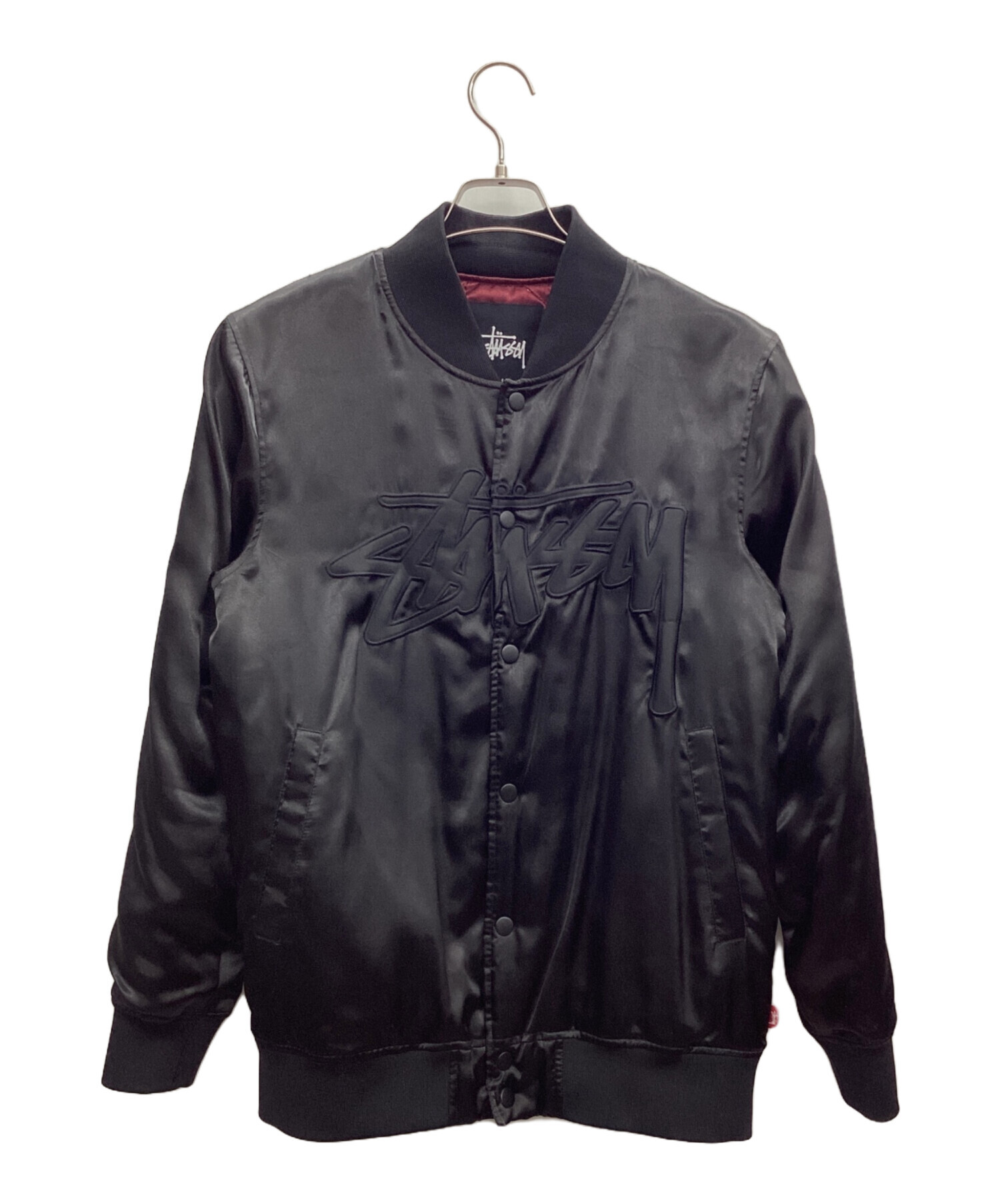 中古・古着通販】stussy (ステューシー) ストック サテン ジャケット 中古・古着通販】stussy (ステューシー) ストック サテン ジャケット