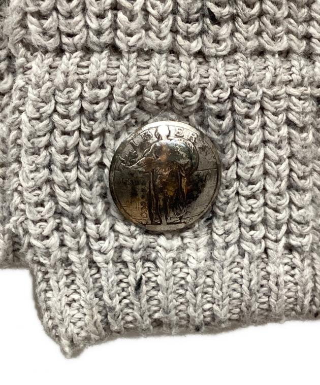 SALE‼️ロンハーマン コンチョ　グレー ニットカーディガンRonHerman 中古・古着通販】Ron Herman (ロンハーマン) コンチョカーディガン