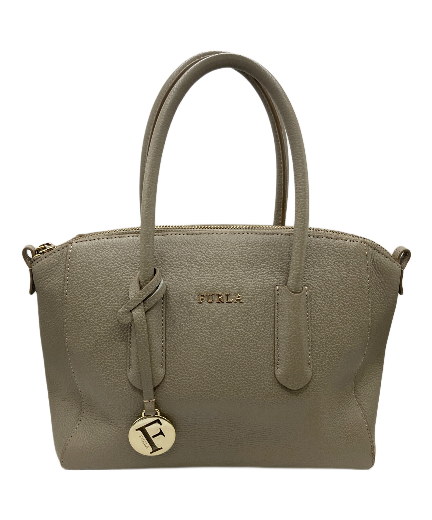 FURLA ハンドバッグ レッド 未使用品 美品 FURLA フルラ 2way 巾着 