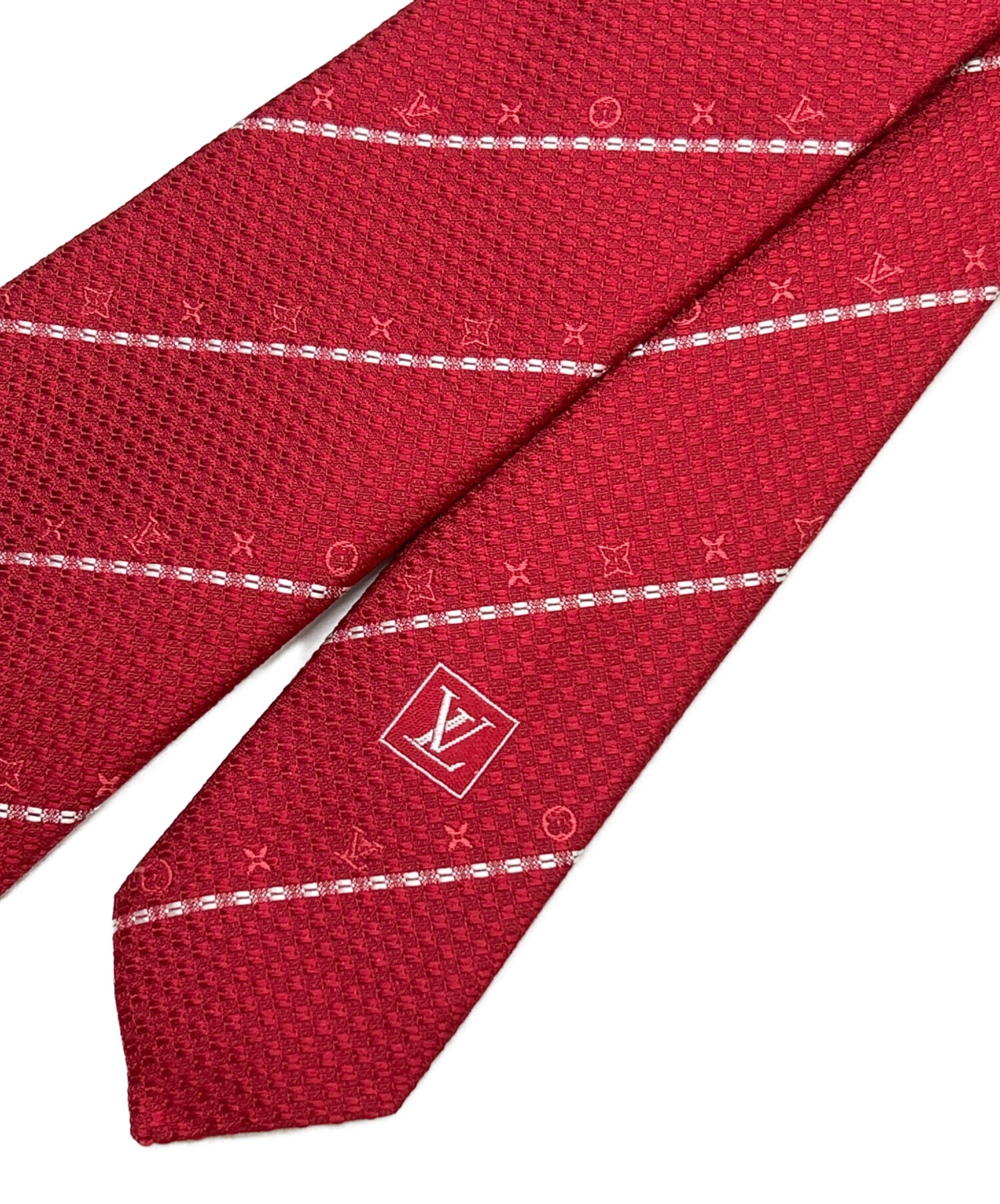 ⭐︎こうぽん⭐︎LOUIS VUITTON 赤 ドットパターン ネクタイ 中古・古着通販】LOUIS VUITTON (ルイ ヴィトン) ネクタイ