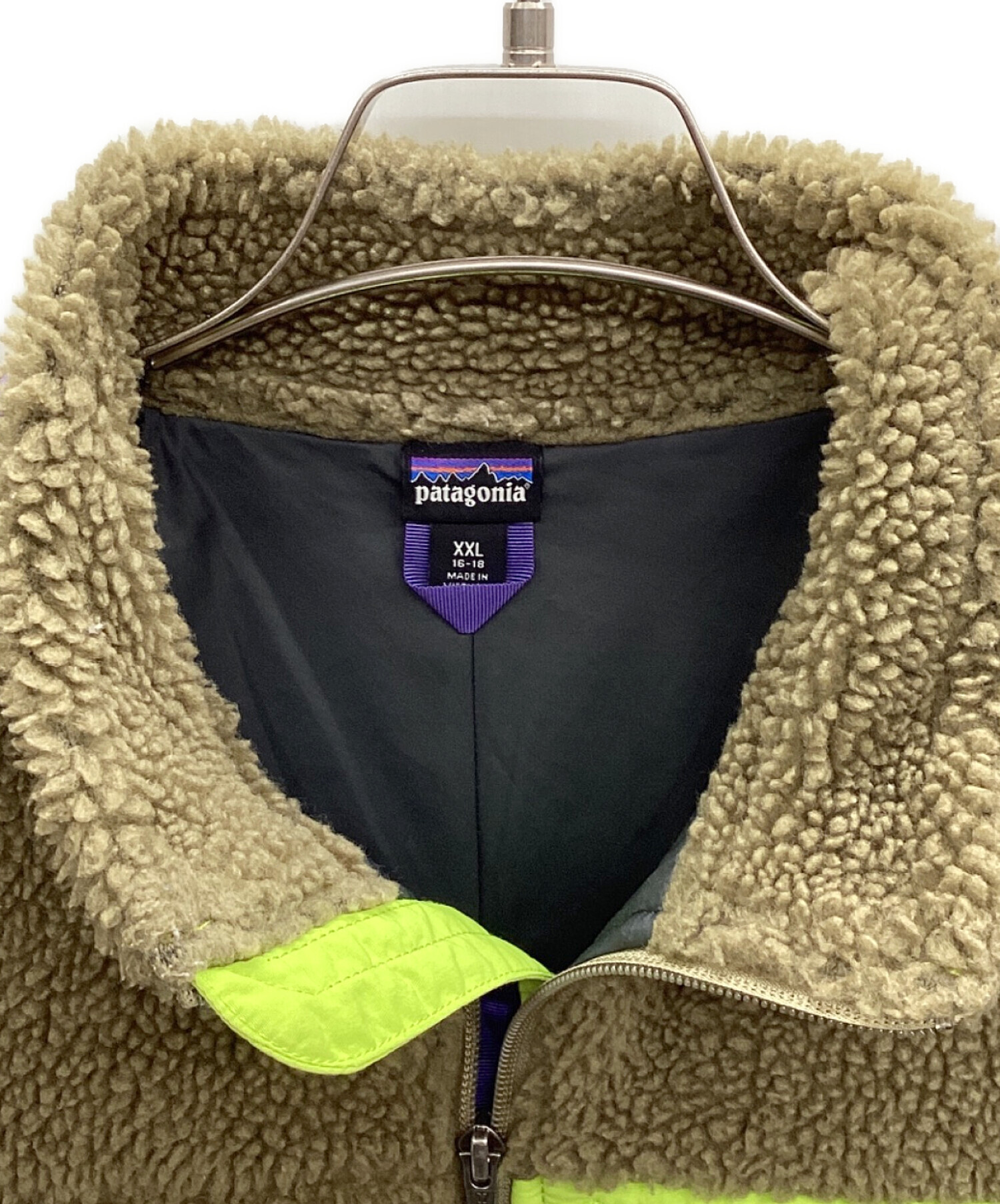 Patagonia フードボアジャケット XXL 16-18 中古・古着通販】Patagonia (パタゴニア) ボアジャケット レトロX