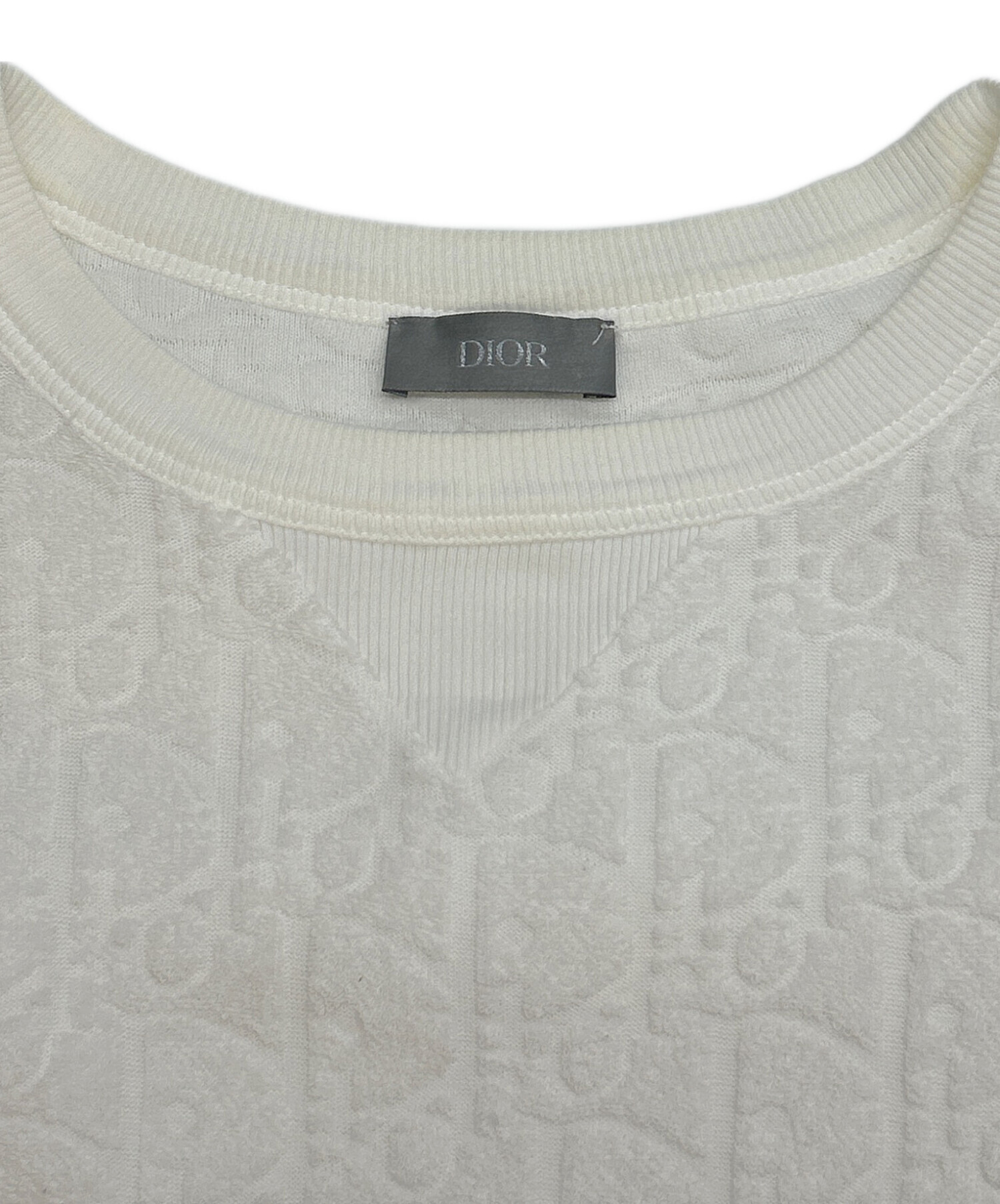 中古・古着通販】DIOR (ディオール) カットソー オブリークテリー