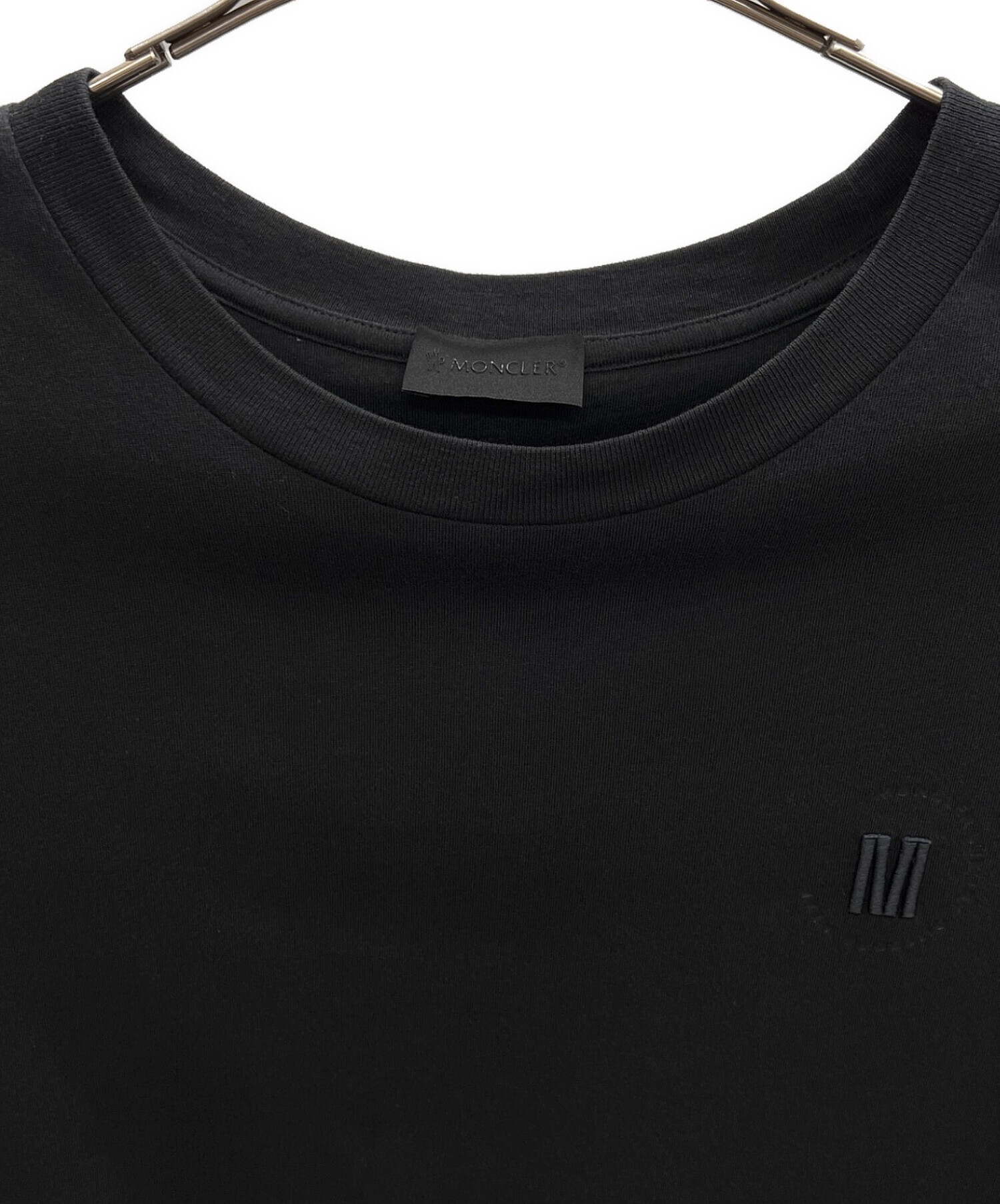中古・古着通販】MONCLER (モンクレール) 半袖カットソー ブラック