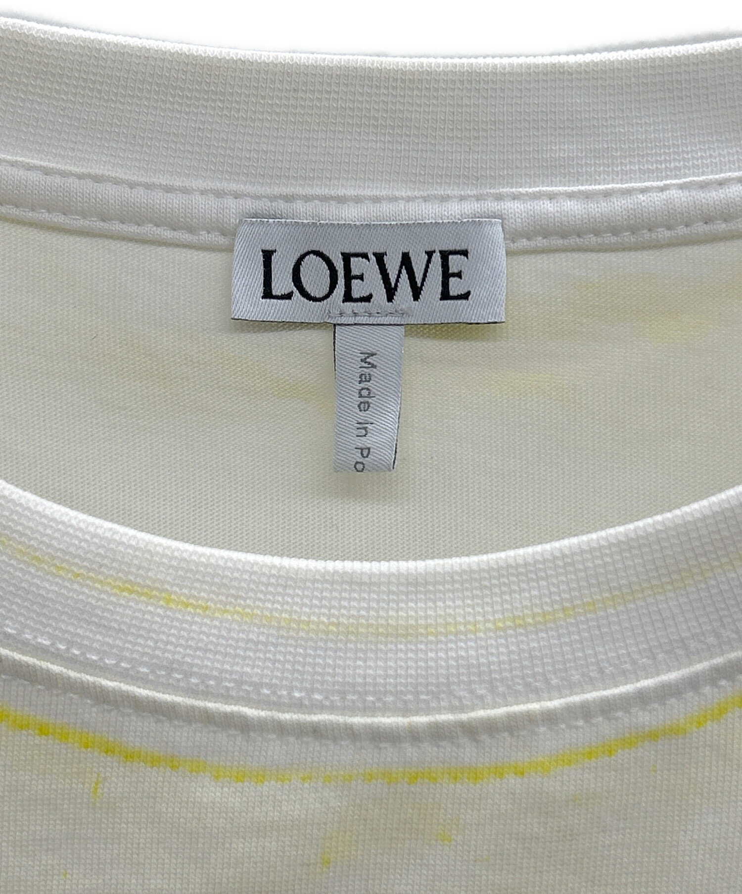 中古・古着通販】LOEWE (ロエベ) フォトコピーTシャツ ホワイト 