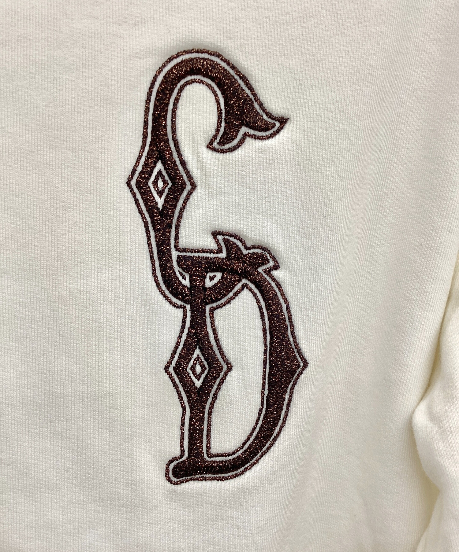 中古・古着通販】DIOR (ディオール) プルオーバーパーカー ホワイト
