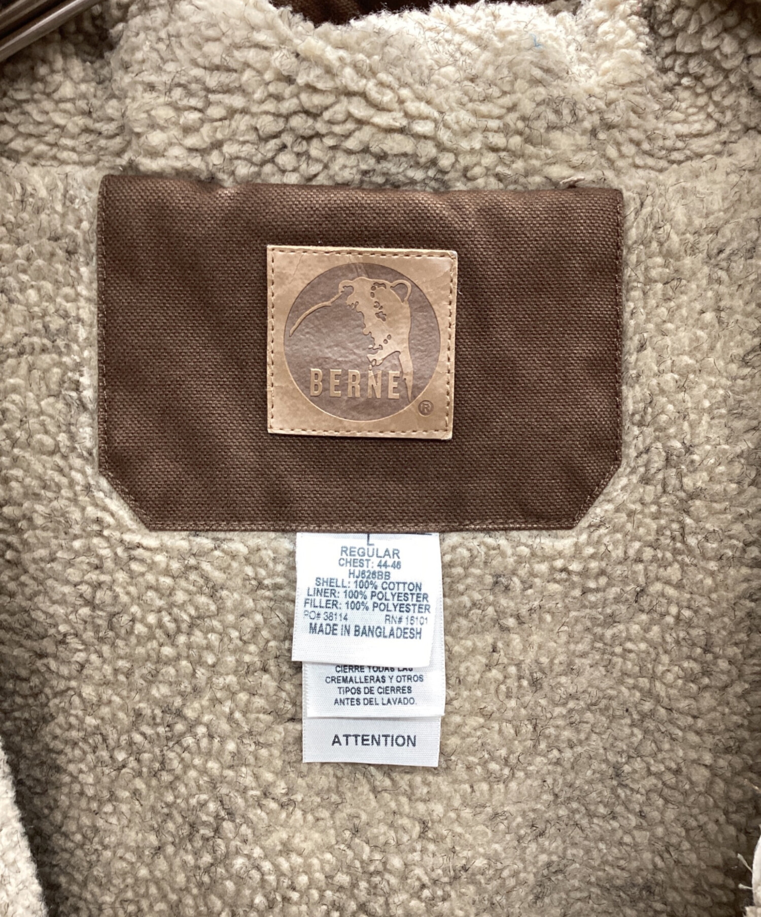 中古・古着通販】BERNE (バーン) Heartland Washed Duck Hooded Work
