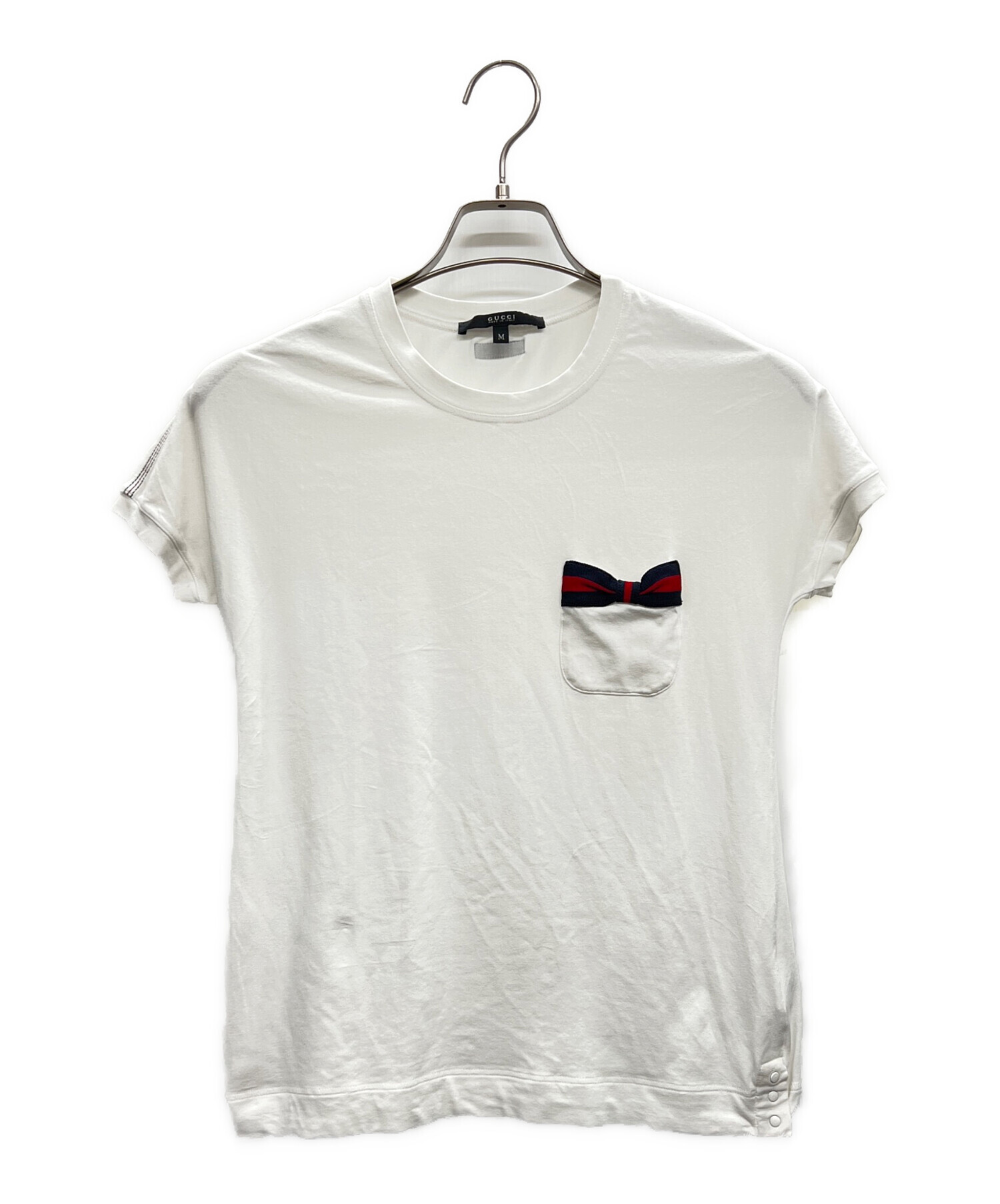 中古・古着通販】GUCCI (グッチ) 半袖カットソー ホワイト サイズ:M