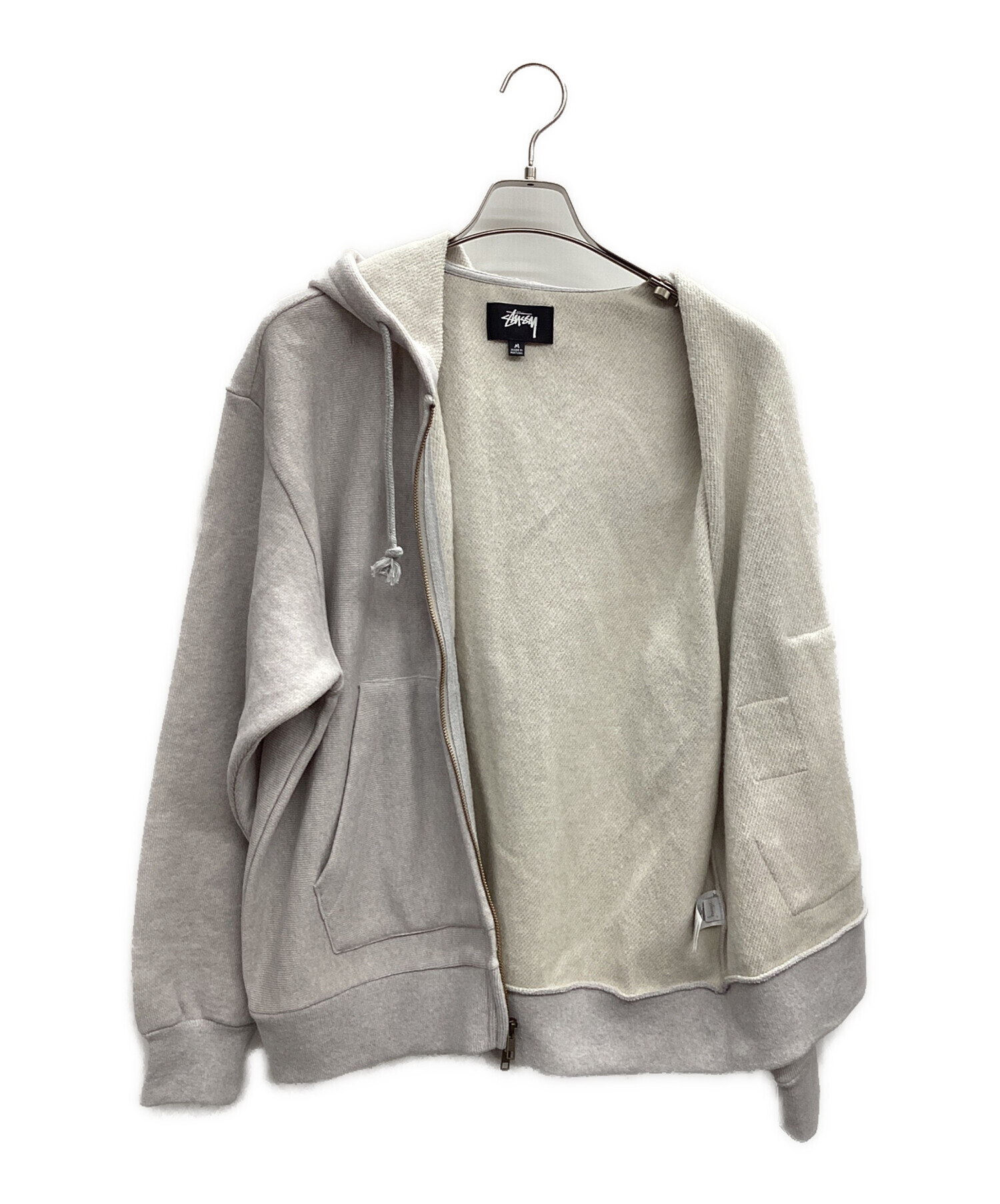 中古・古着通販】stussy (ステューシー) PATCH ZIP KNIT HOODIE 25AW