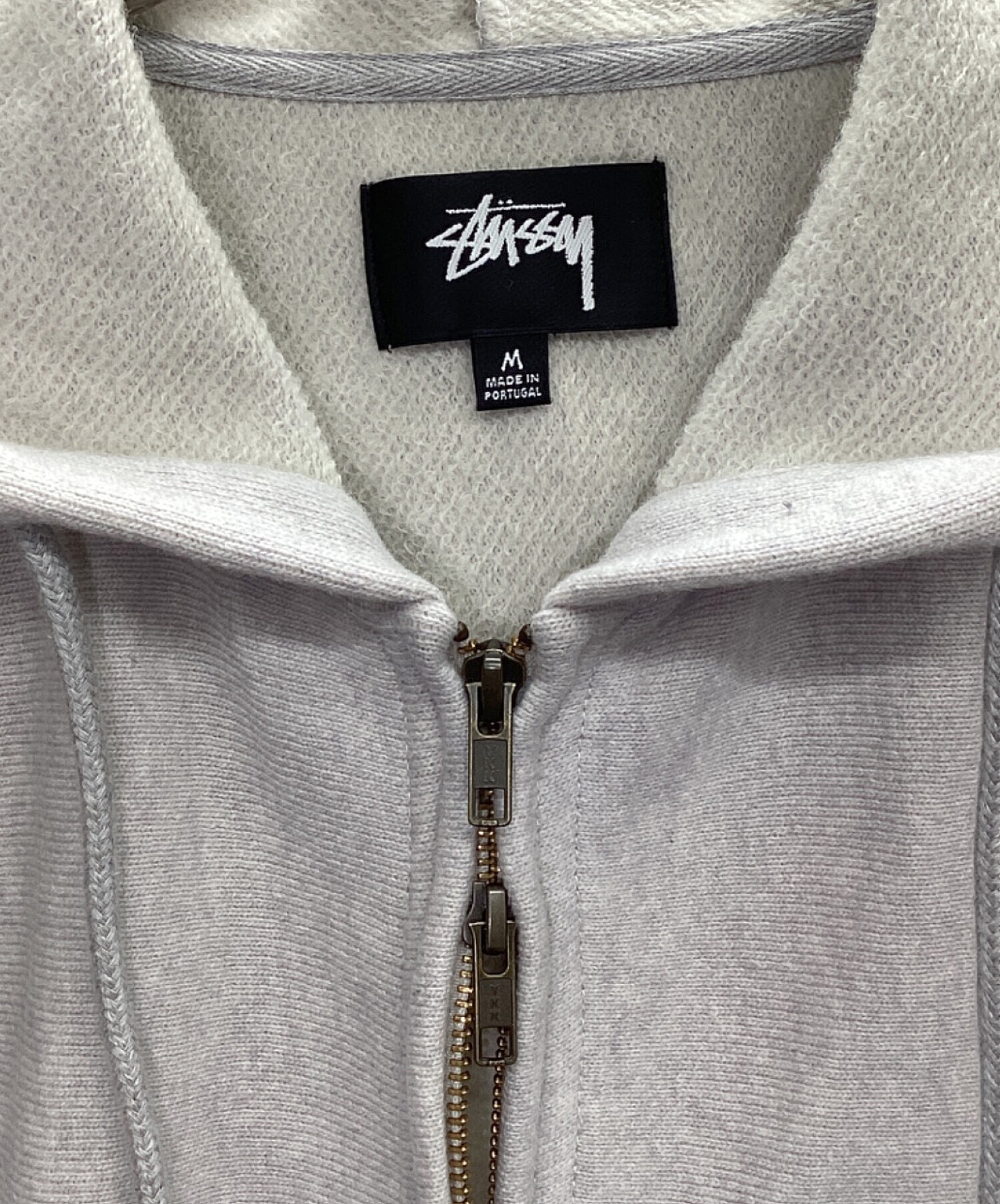 中古・古着通販】stussy (ステューシー) PATCH ZIP KNIT HOODIE 25AW