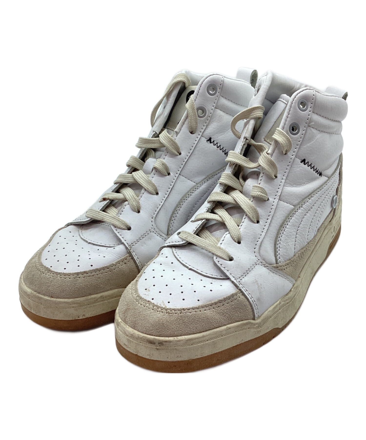 中古・古着通販】PUMA (プーマ) ハイカットスニーカー ホワイト サイズ