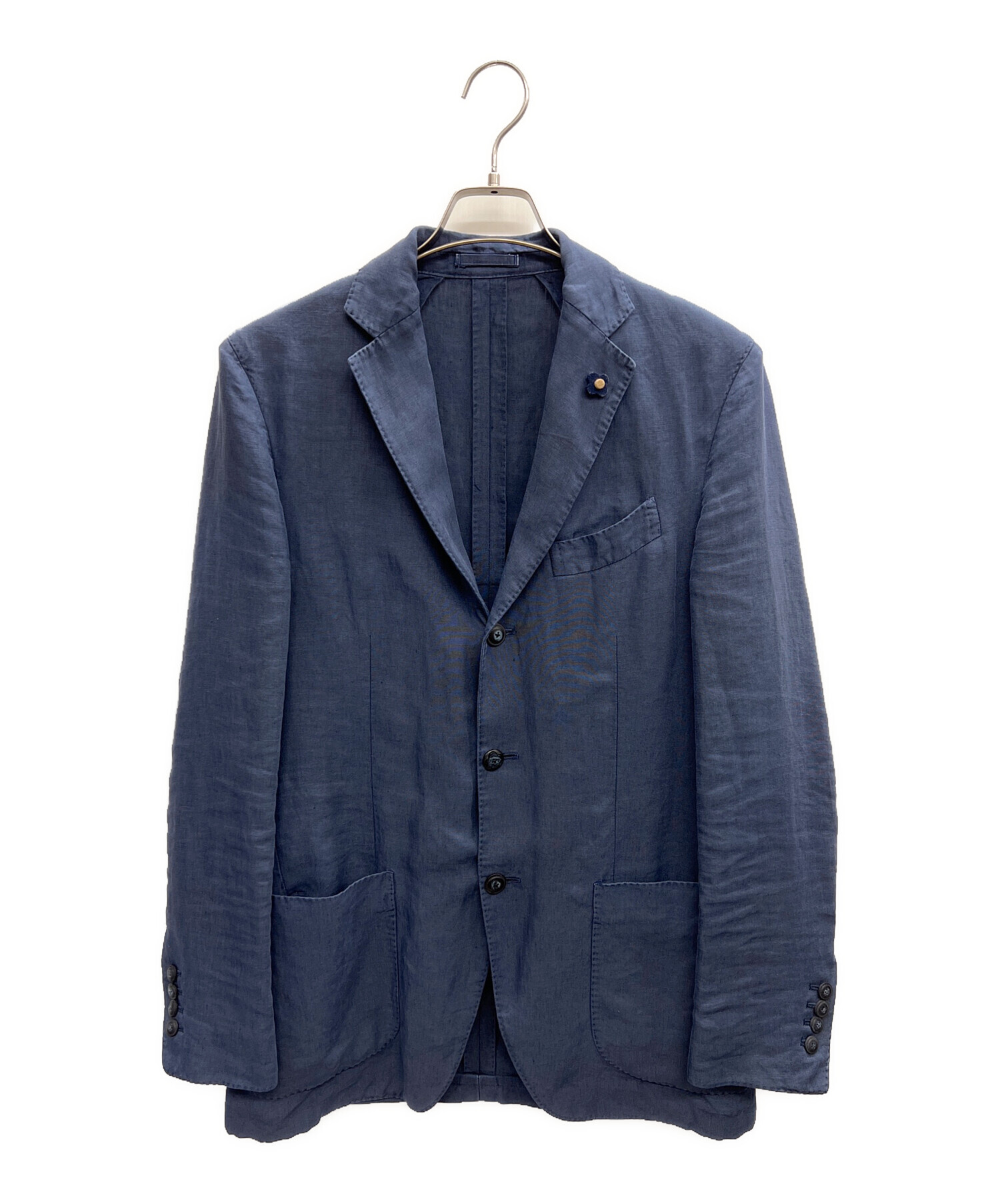 中古・古着通販】LARDINI (ラルディーニ) リネンジャケット ネイビー