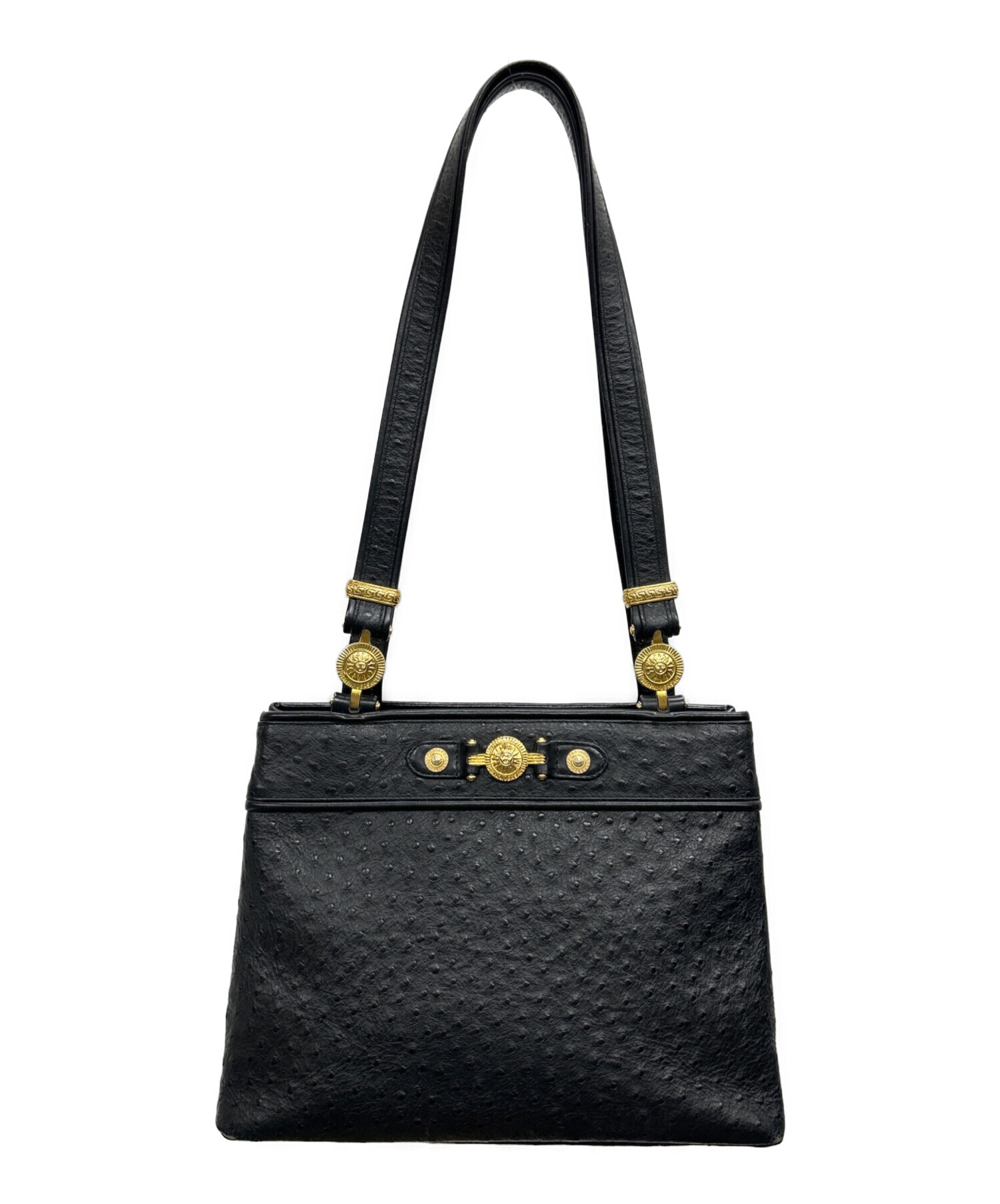 中古・古着通販】VERSACE (ヴェルサーチェ) オーストリッチ型押し 