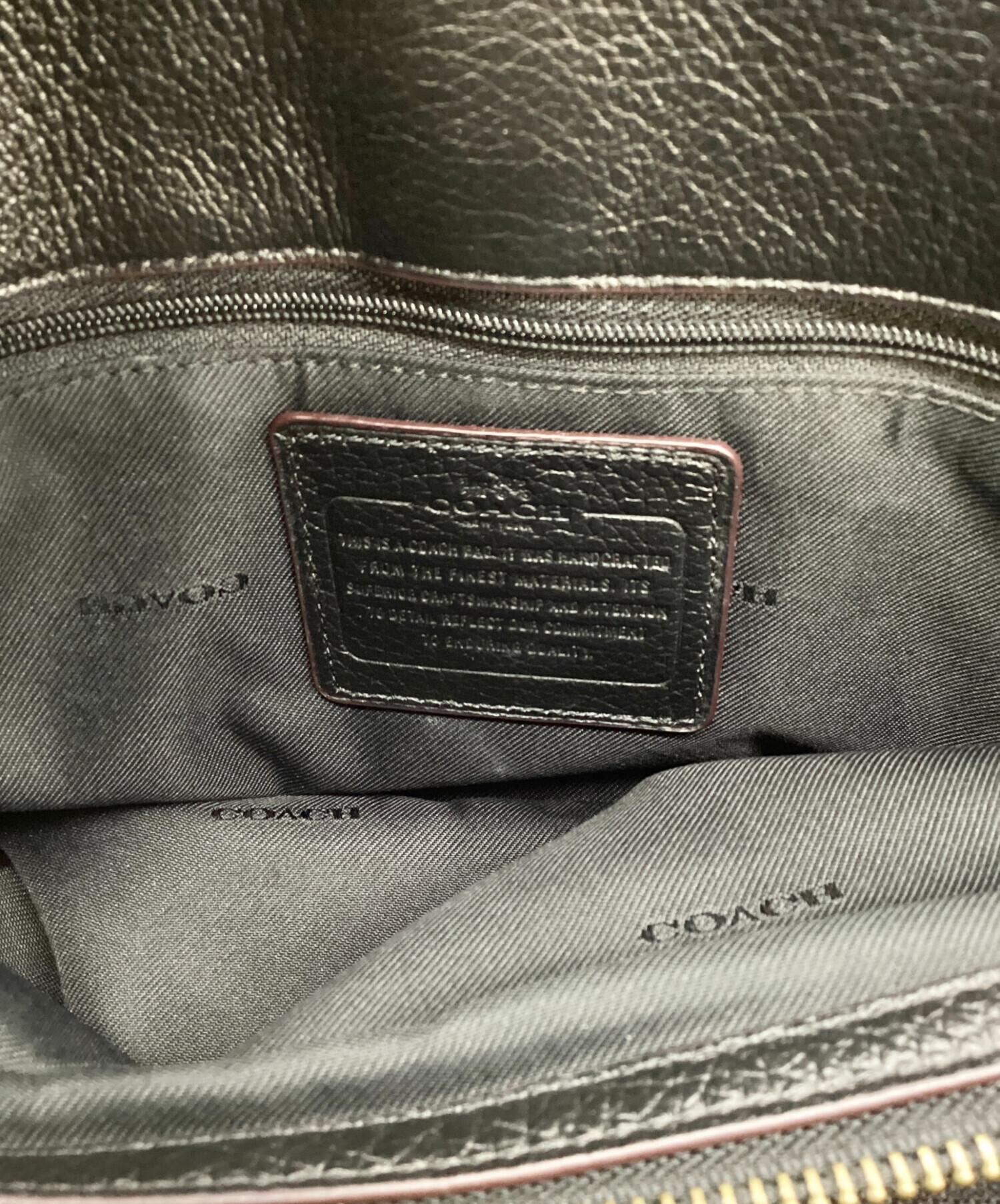中古・古着通販】COACH (コーチ) マーサー サッチェル 30 ブルー 