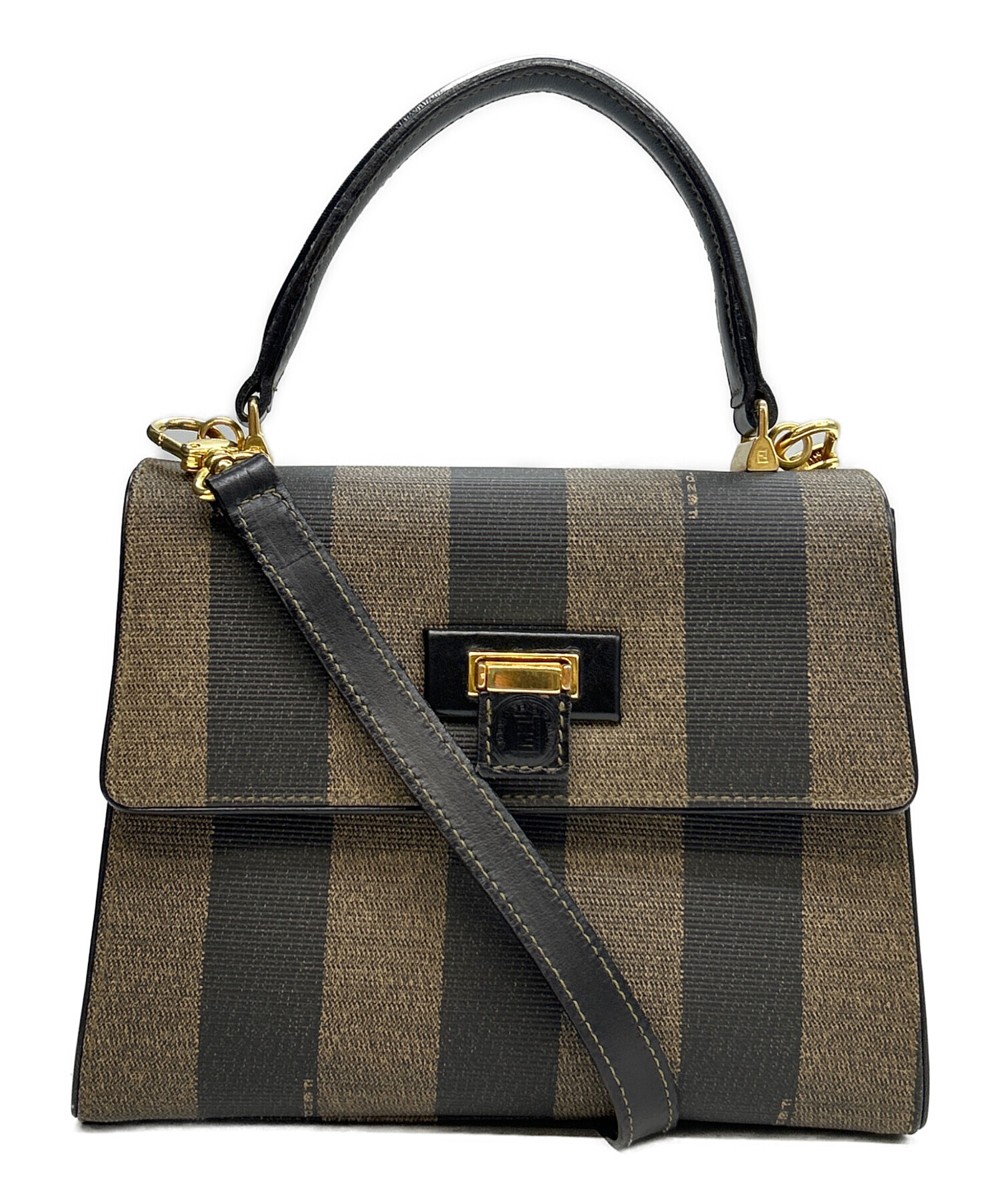 中古・古着通販】FENDI (フェンディ) 2WAYショルダーバッグ ペカン