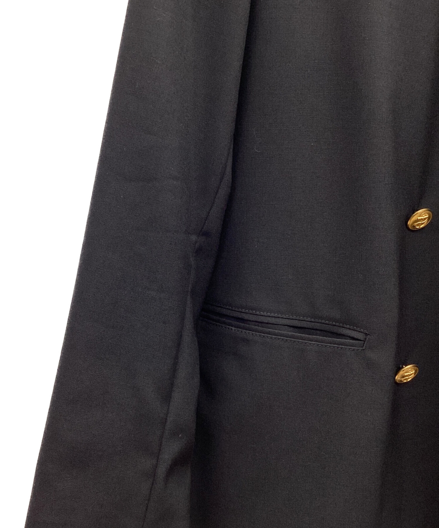 BEAMS PLUS ビームスプラス テーラードジャケット XL 黒系 【古着】【中古】 中古・古着通販】BEAMS PLUS (ビームスプラス) 4B Double Breasted