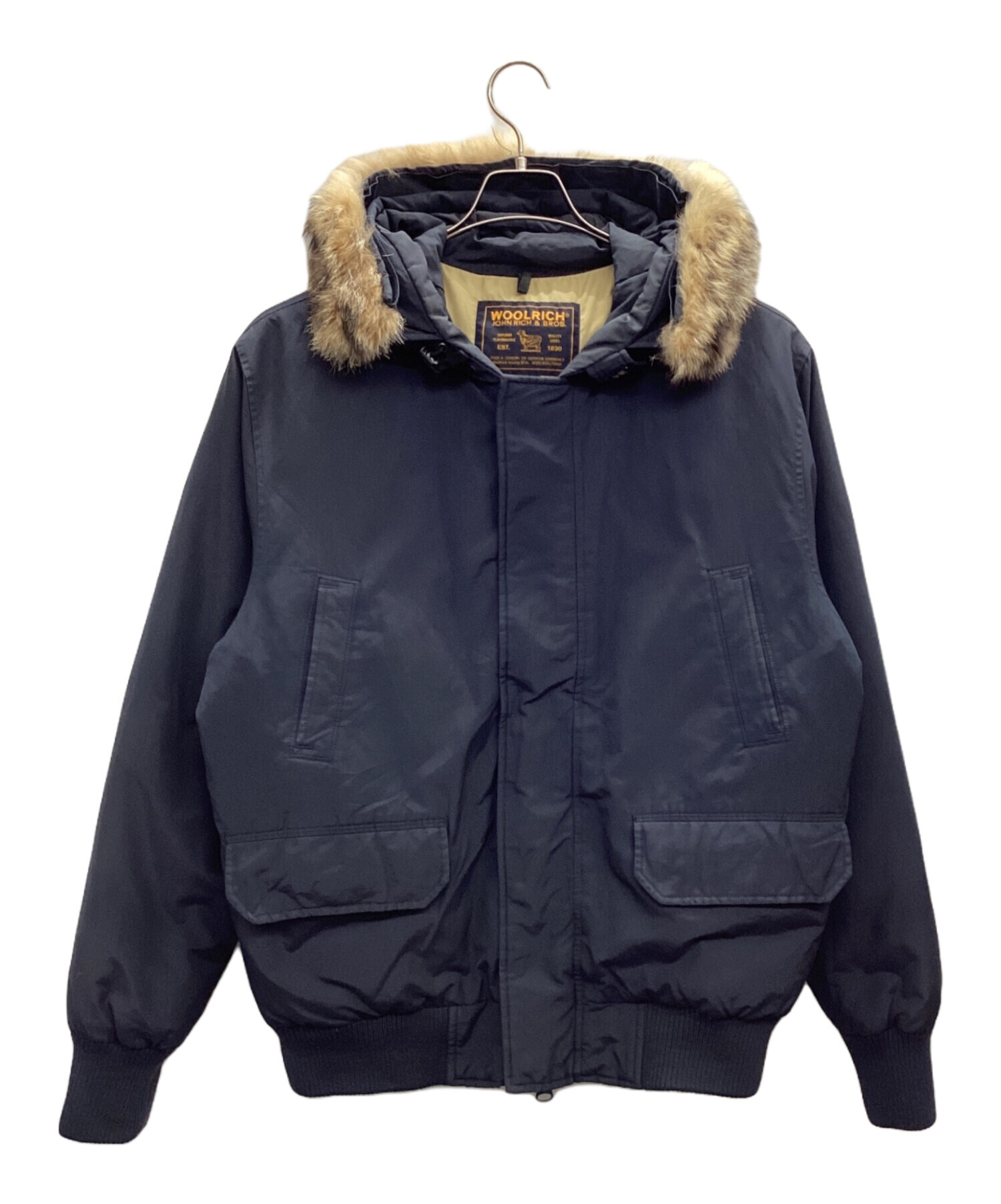中古・古着通販】WOOLRICH (ウールリッチ) ダウンジャケット ネイビー 