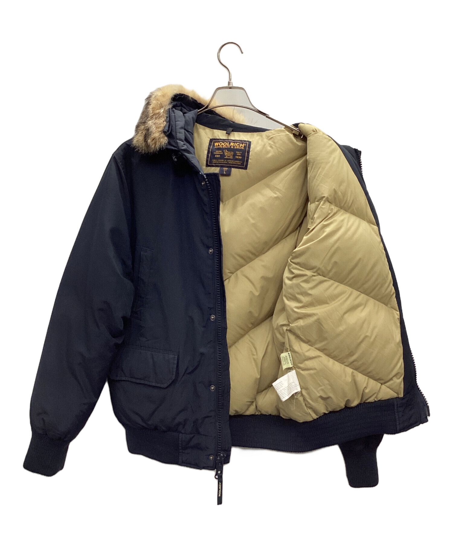 中古・古着通販】WOOLRICH (ウールリッチ) ダウンジャケット ネイビー 