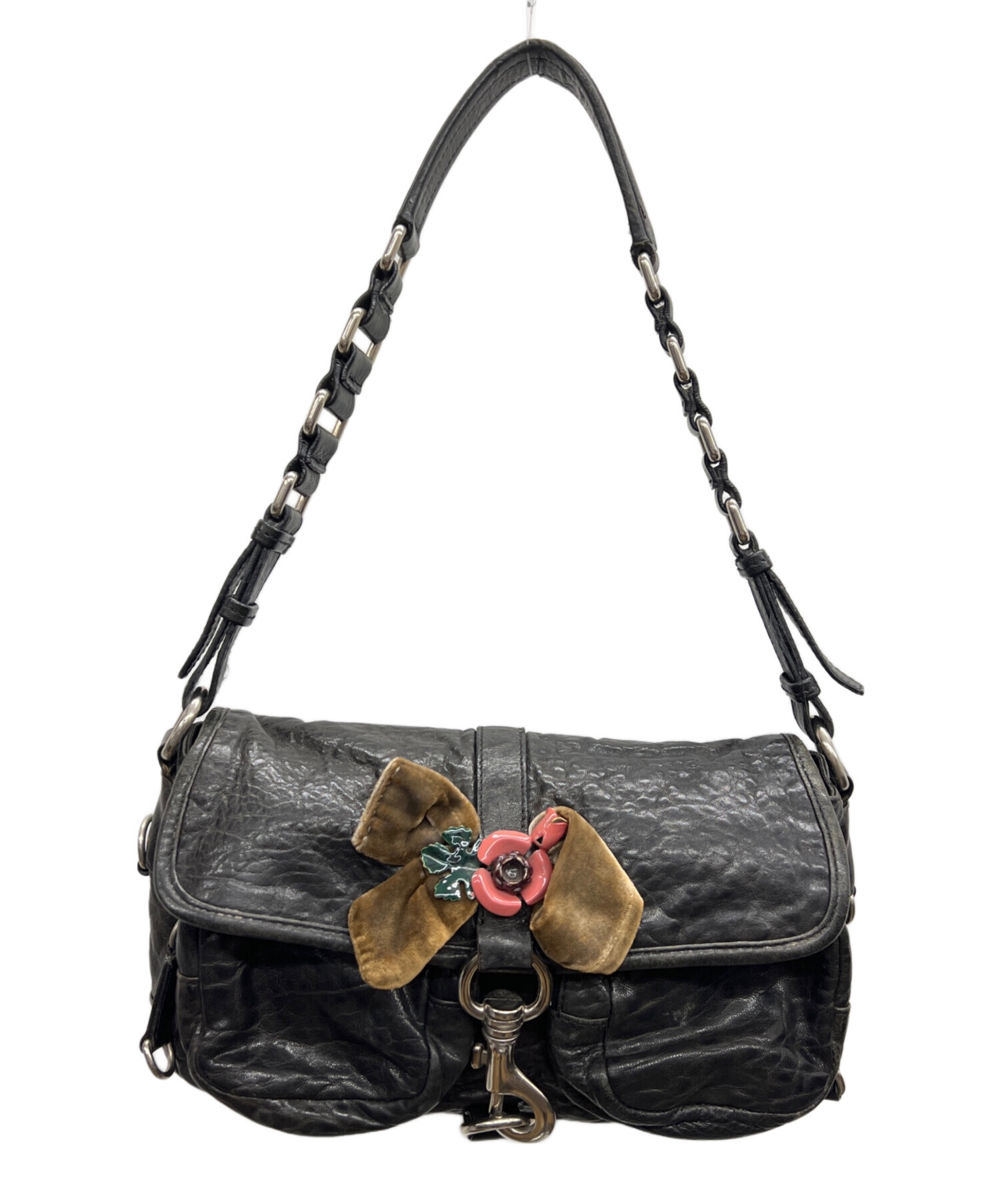ウ*ン様 miu miu ショルダーバッグ　(ジャンク品) 中古・古着通販】MIU MIU (ミュウミュウ) ワンショルダーバッグ