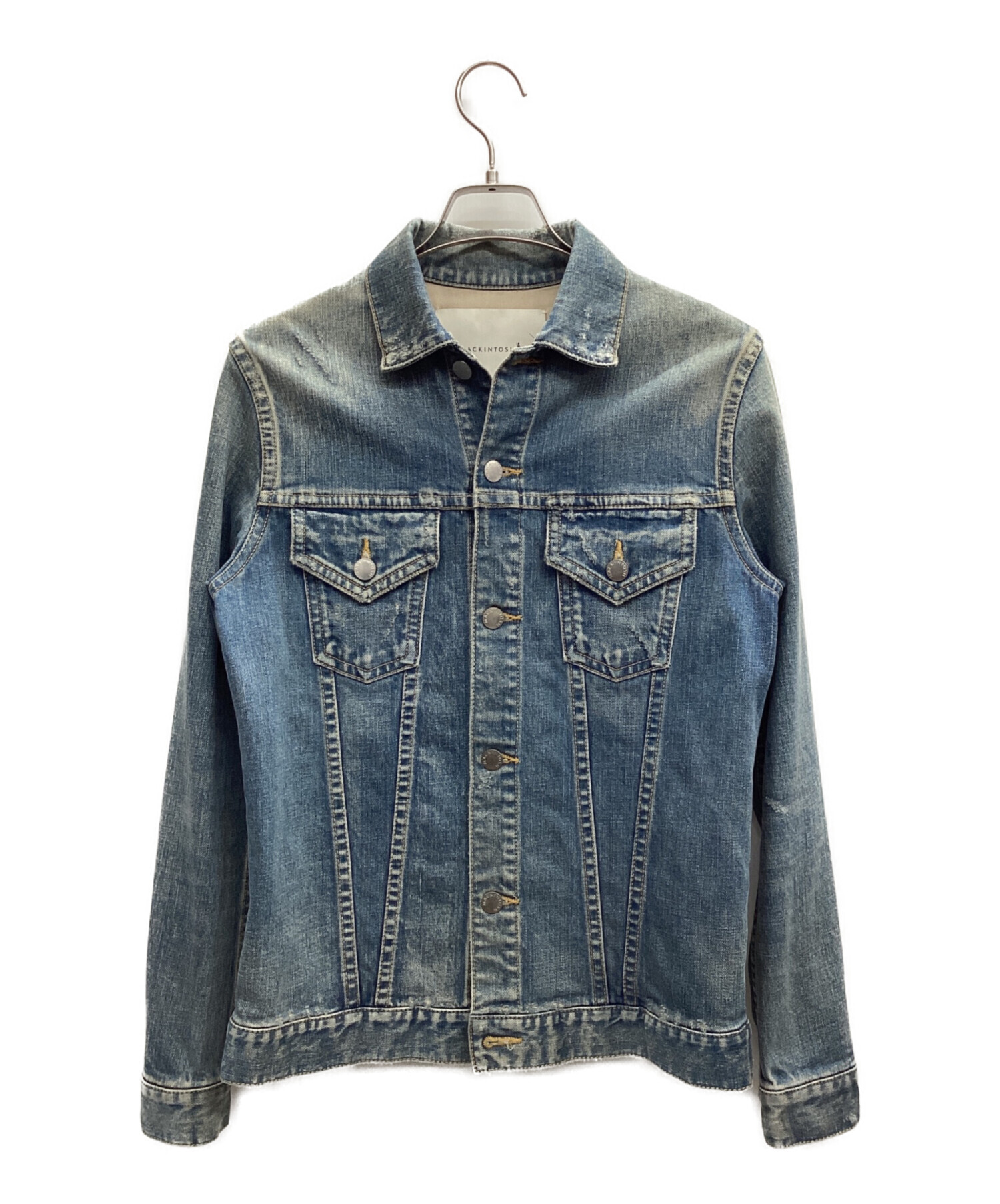 H*O様 【最安値・美品】MACKINTOSH マッキントッシュ デニムジャケッ 中古・古着通販】MACKINTOSH (マッキントッシュ) ダメージデニム