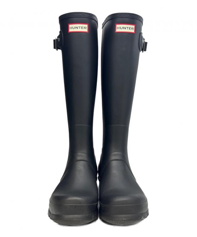 HUNTER 新品未使用レインブーツ　UK9サイズ　ユニセックス 中古・古着通販】HUNTER (ハンター) レインブーツ ブラック サイズ:UK9