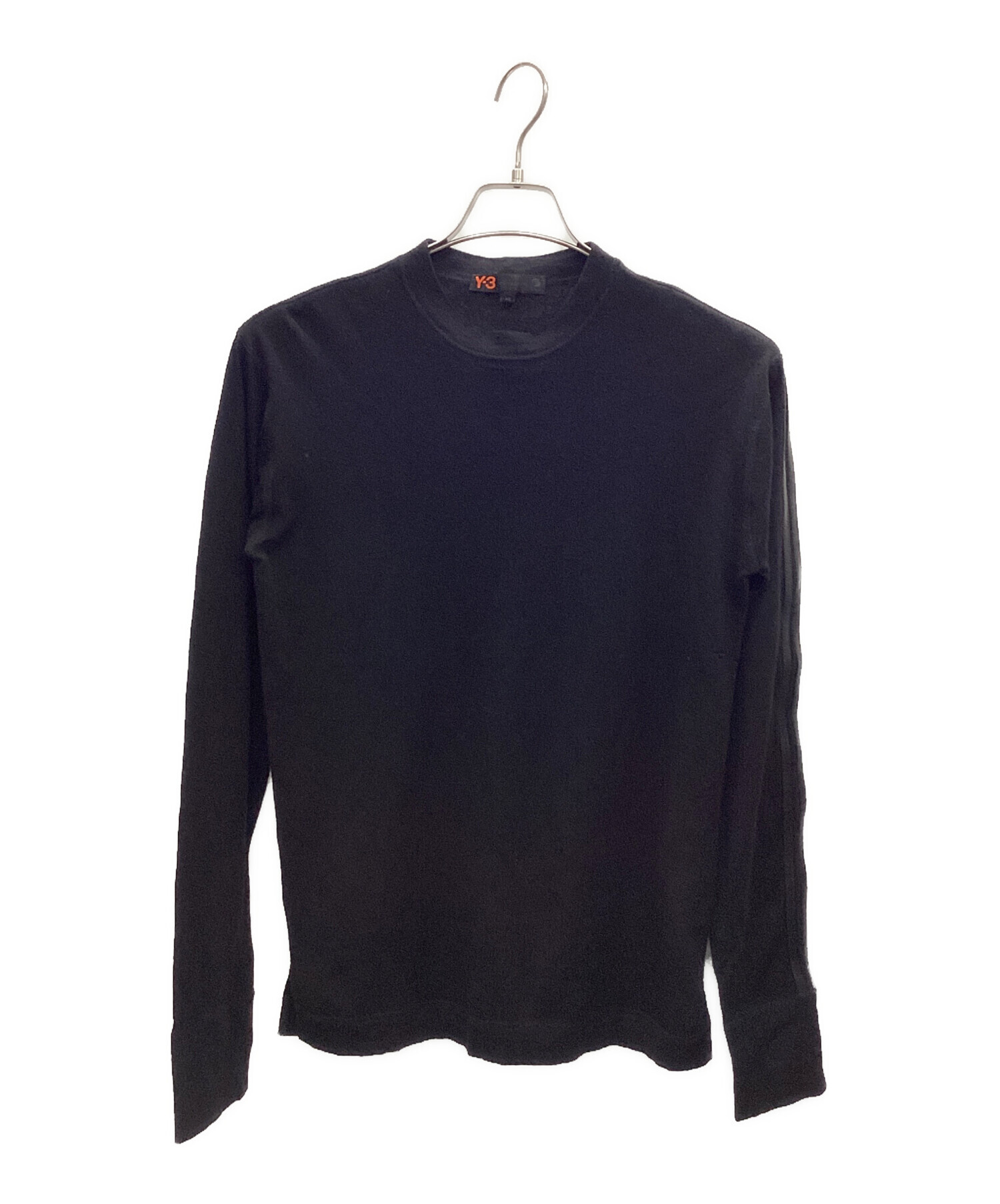 中古・古着通販】Y-3 (ワイスリー) 薄手ニット ブラック サイズ:XS 