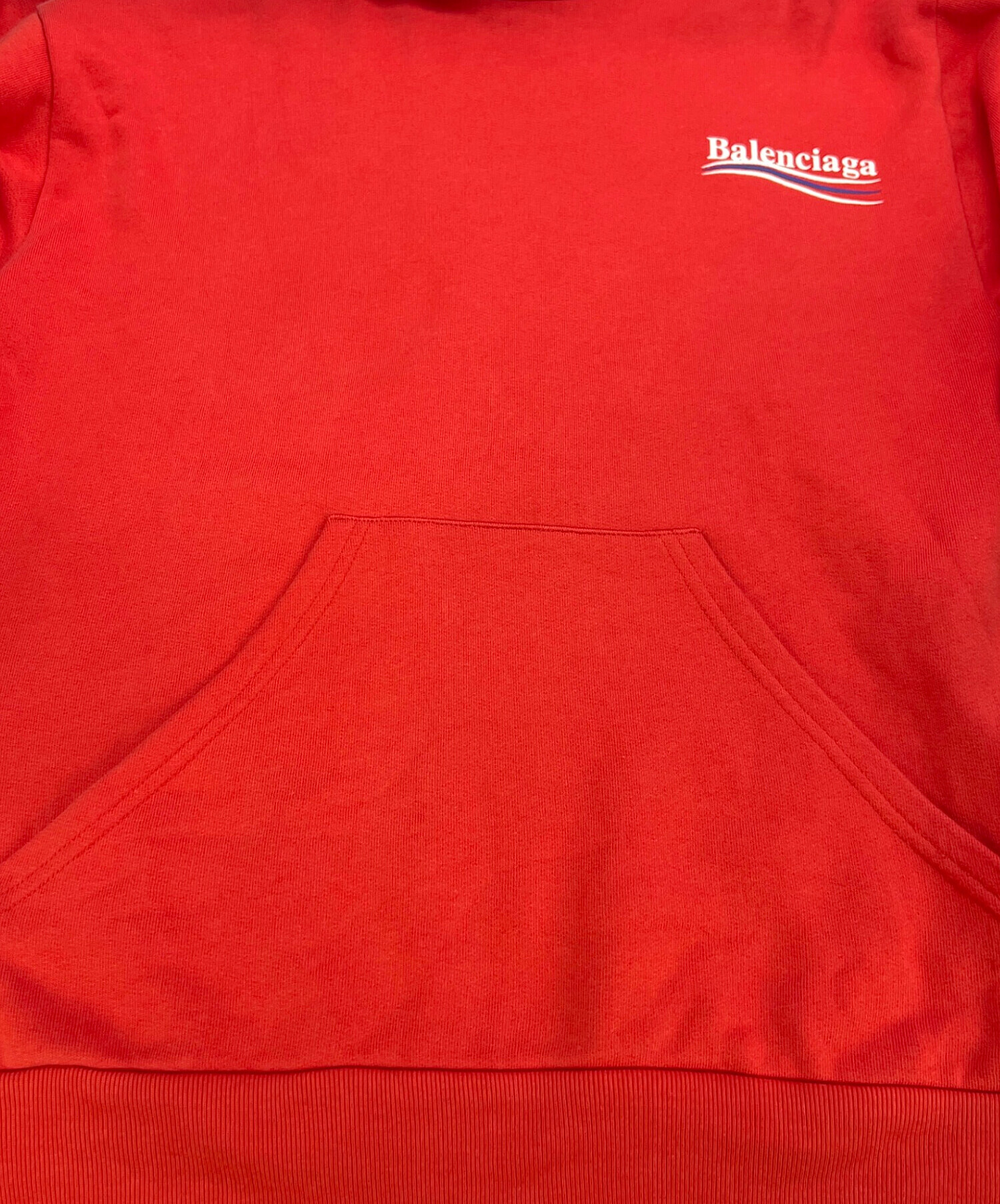 中古・古着通販】BALENCIAGA (バレンシアガ) パーカー レッド サイズ