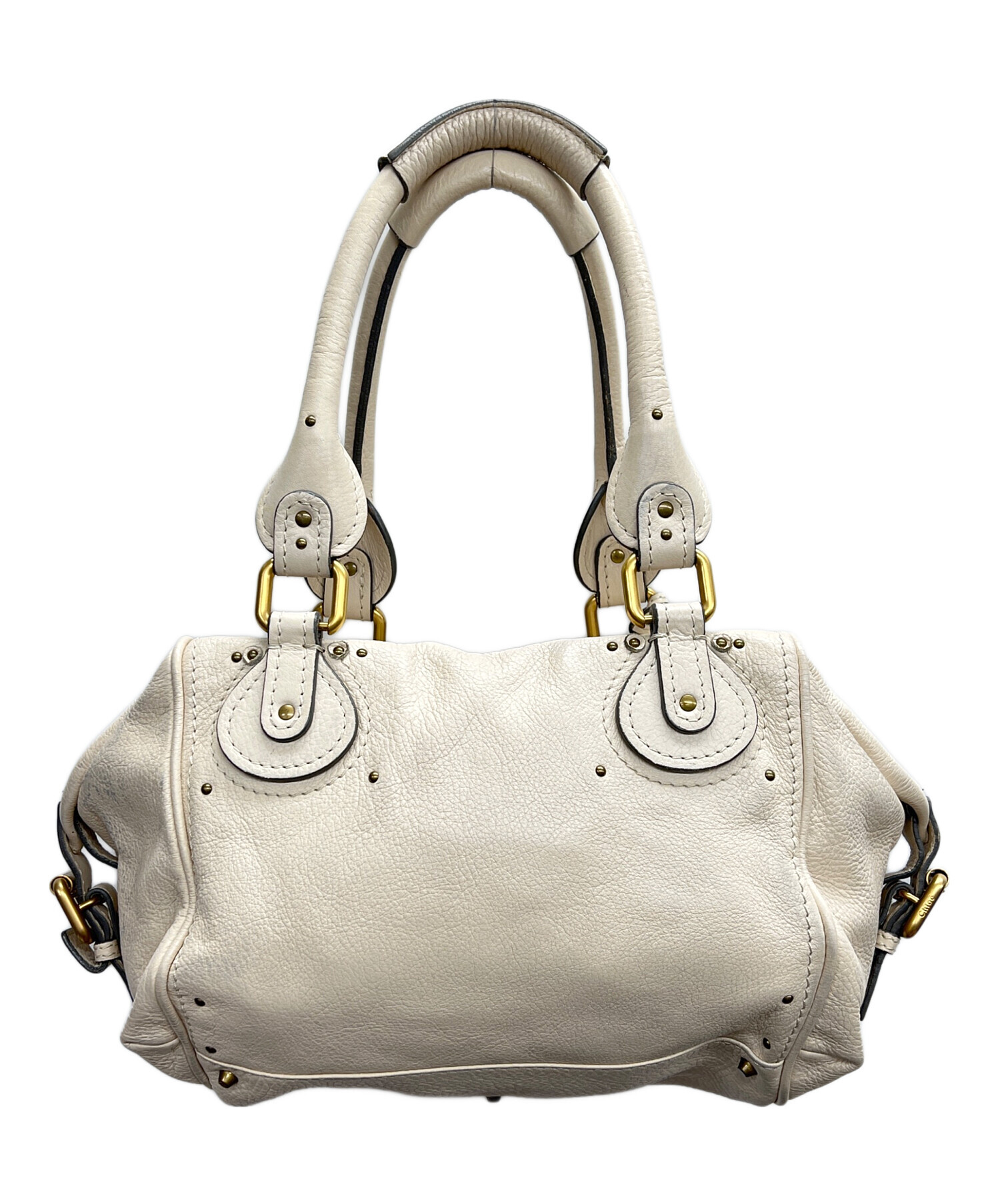 中古・古着通販】Chloe (クロエ) パディントン ミディアム アイボリー