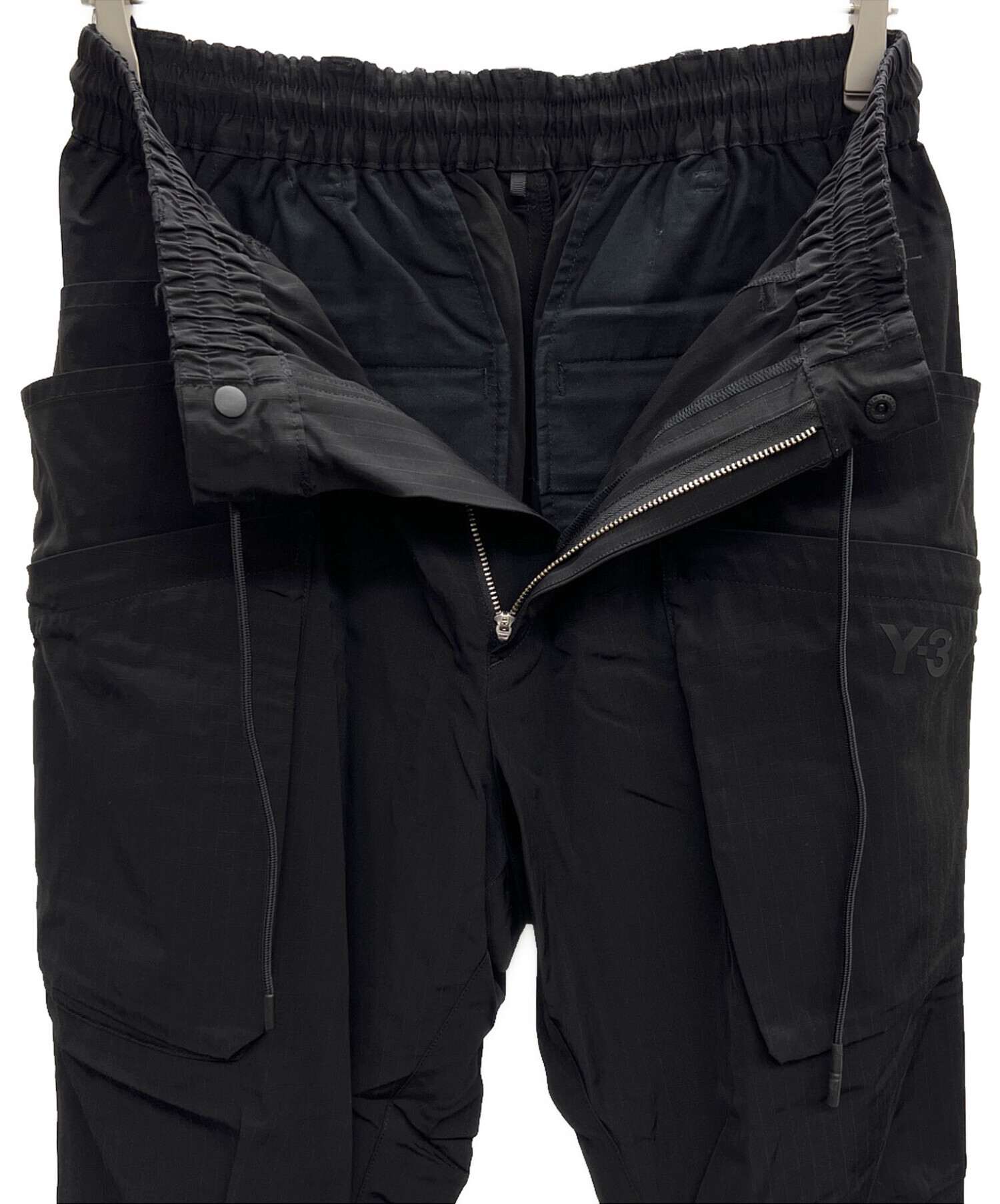 Y-3 美品 カーゴパンツ ブラック S 中古・古着通販】Y-3 (ワイスリー) カーゴパンツ ブラック サイズ:S