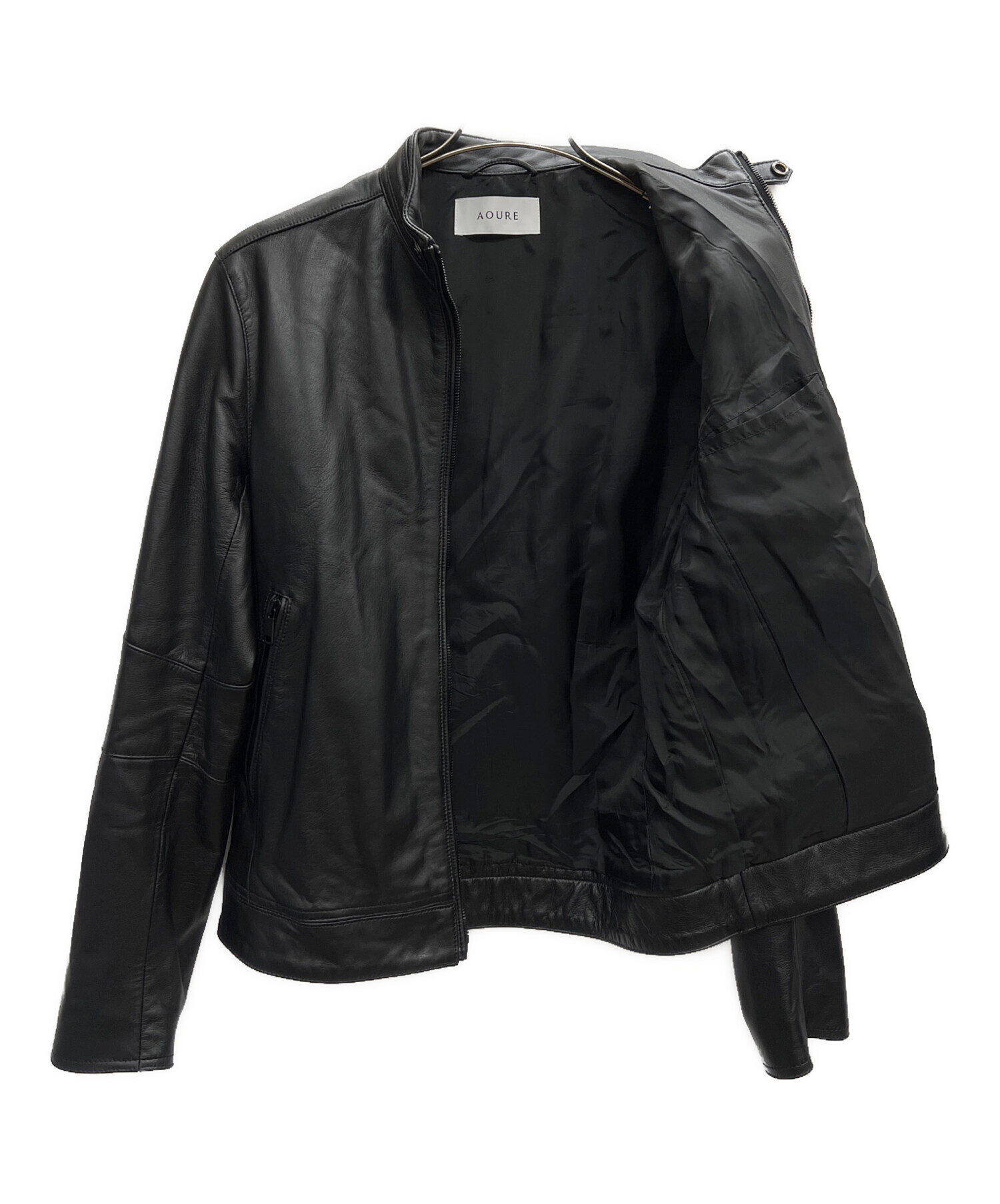 中古・古着通販】AOURE (アウール) シープスキン シングルライダース
