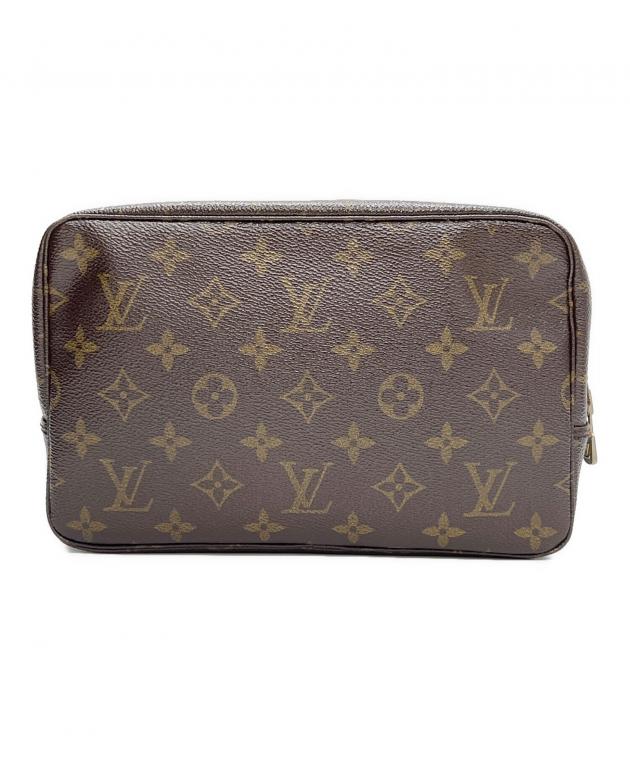 美品　ルイ・ヴィトンのモノグラム　トゥルーストワレット23 化粧ポーチ 中古・古着通販】LOUIS VUITTON (ルイ ヴィトン) コスメポーチ