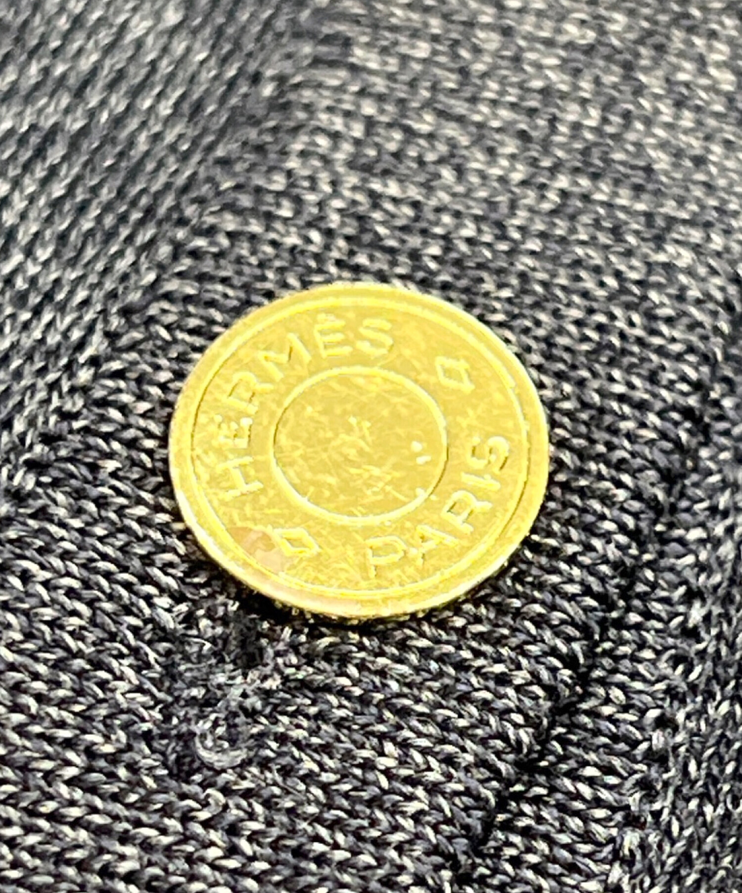 中古・古着通販】HERMES (エルメス) 半袖スキッパーシャツ グレー