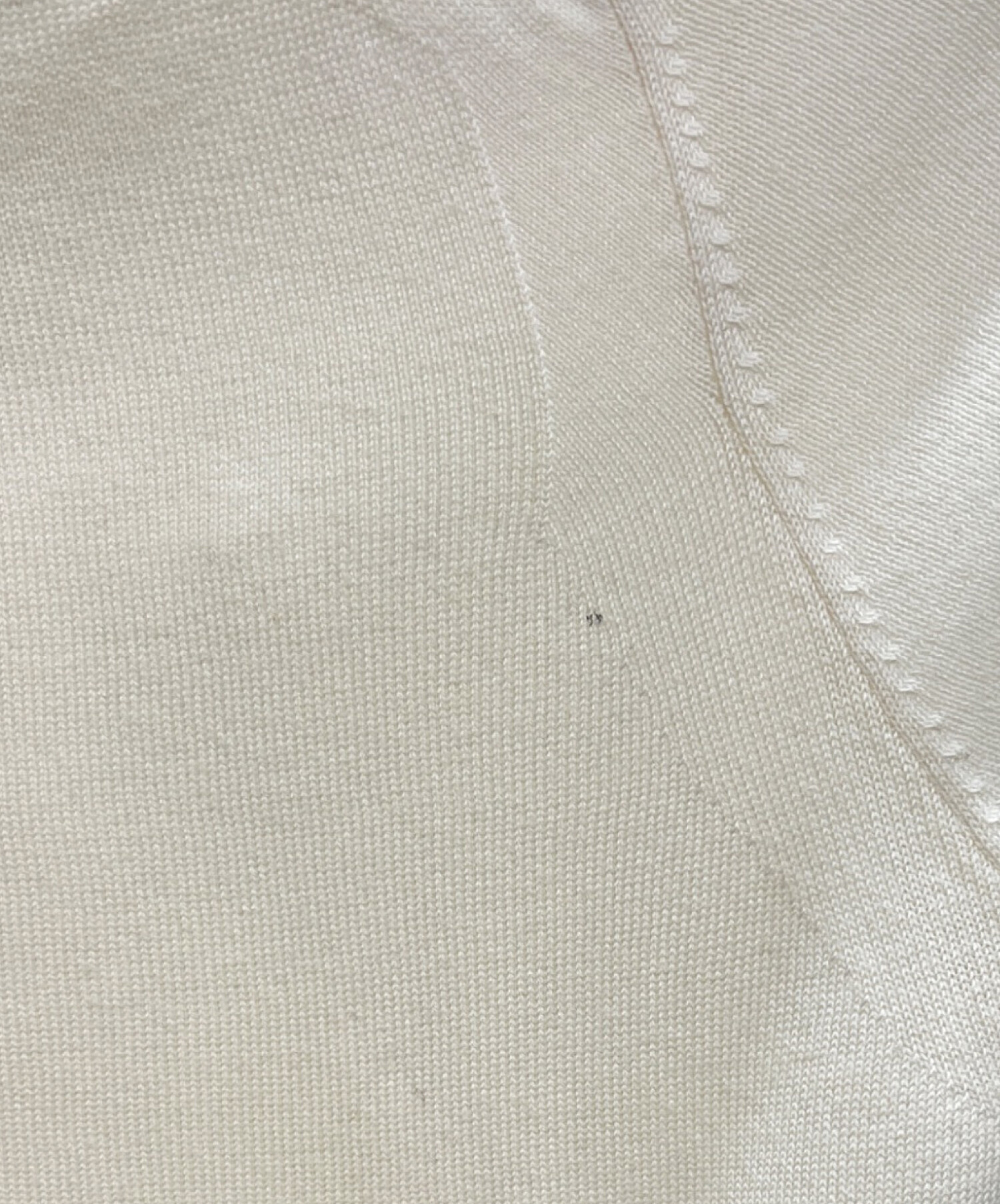 中古・古着通販】HERMES (エルメス) 薄手ニット ホワイト サイズ:S