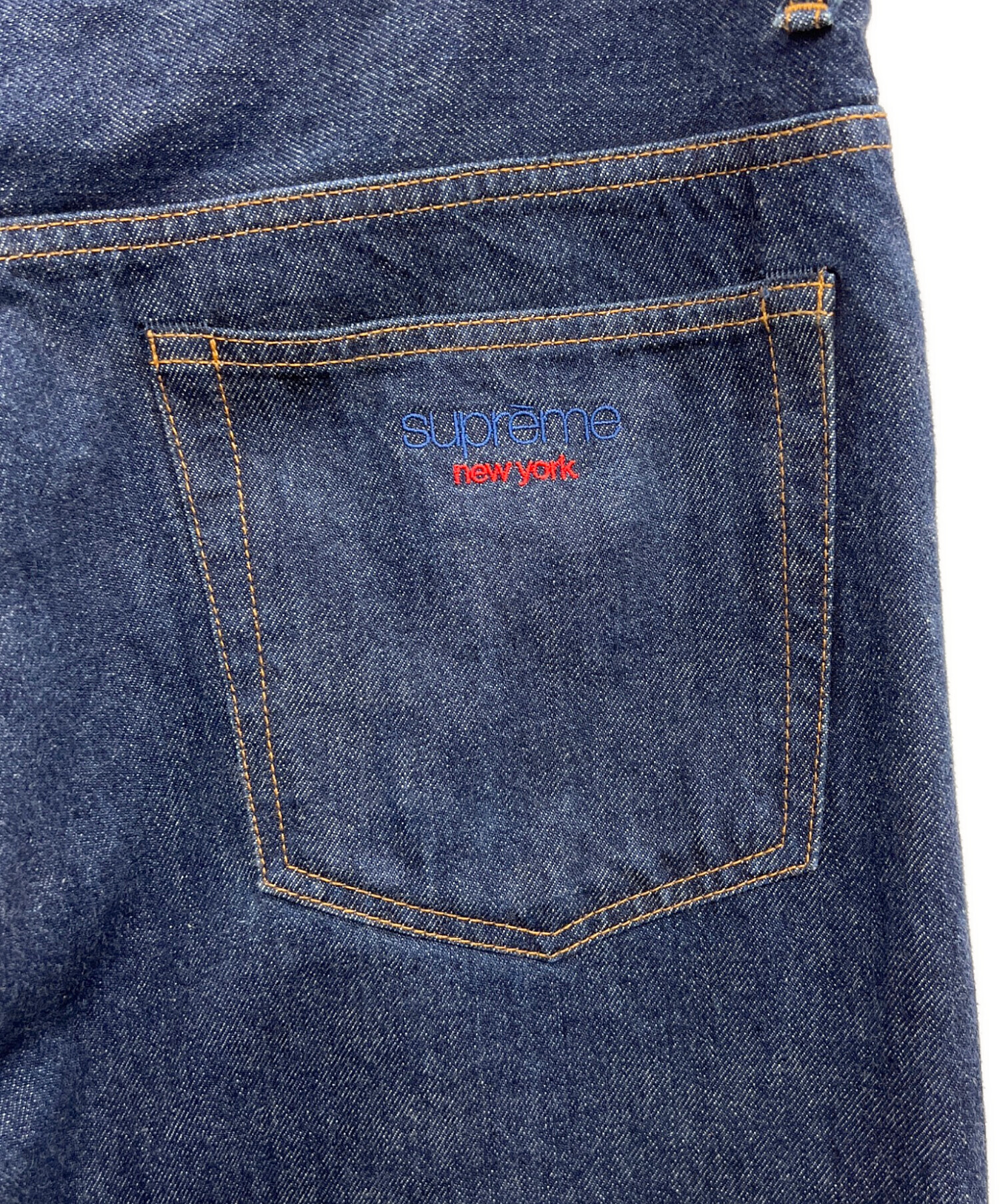 中古・古着通販】Supreme (シュプリーム) バギージーンズ インディゴ